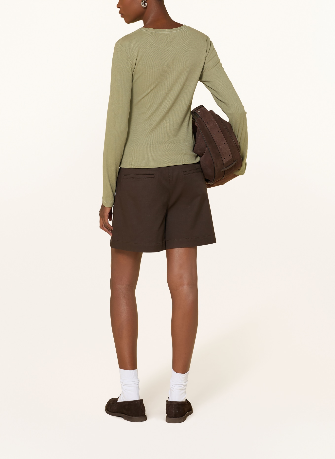 Marc O'Polo long-sleeved shirt: OLIVE