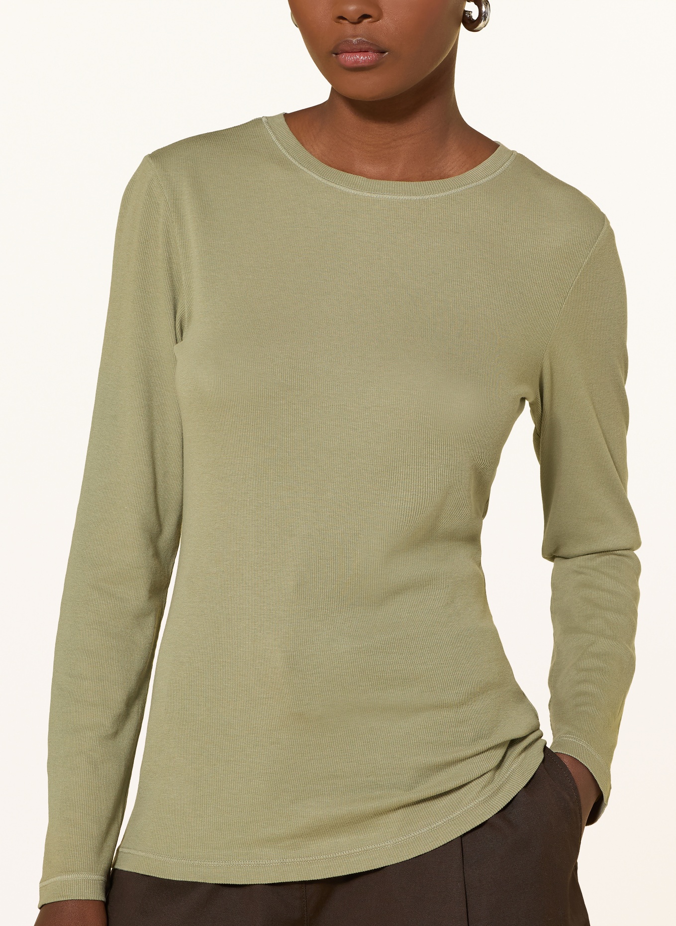 Marc O'Polo long-sleeved shirt: OLIVE