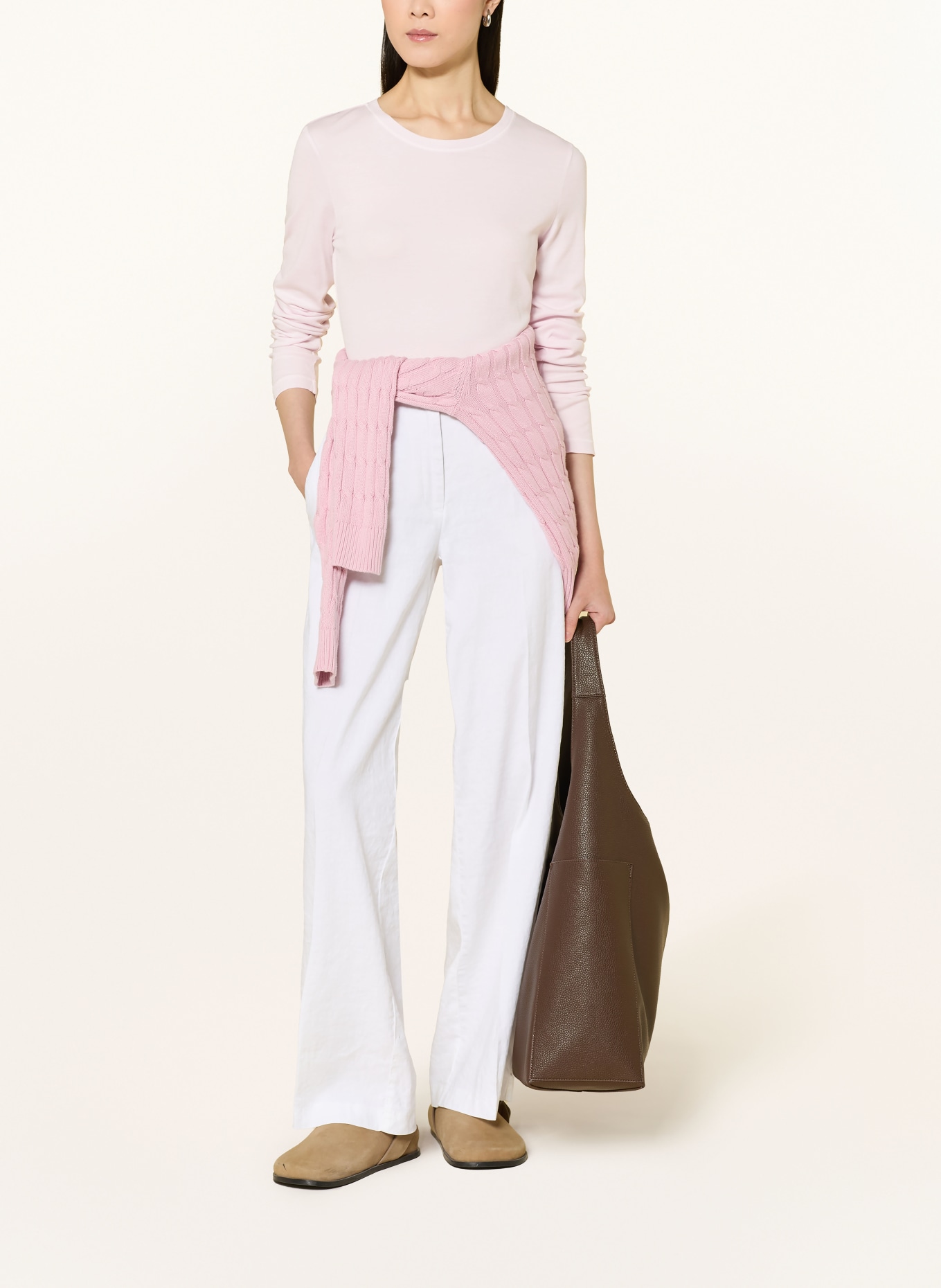 Marc O'Polo Dlouhé rukávy: SVĚTLE RŮŽOVÁ