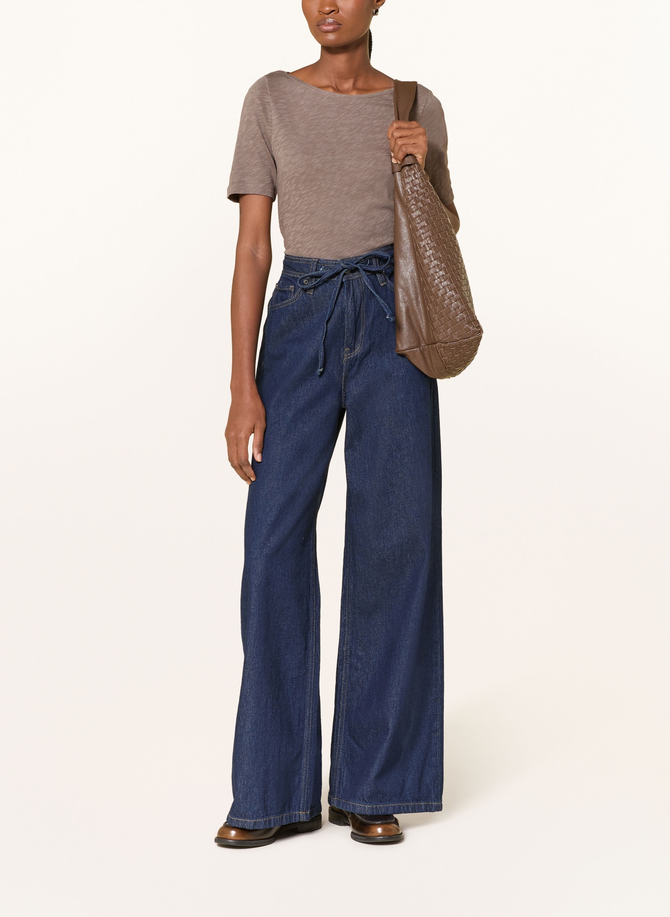 Marc O'Polo tričko: HNĚDÁ