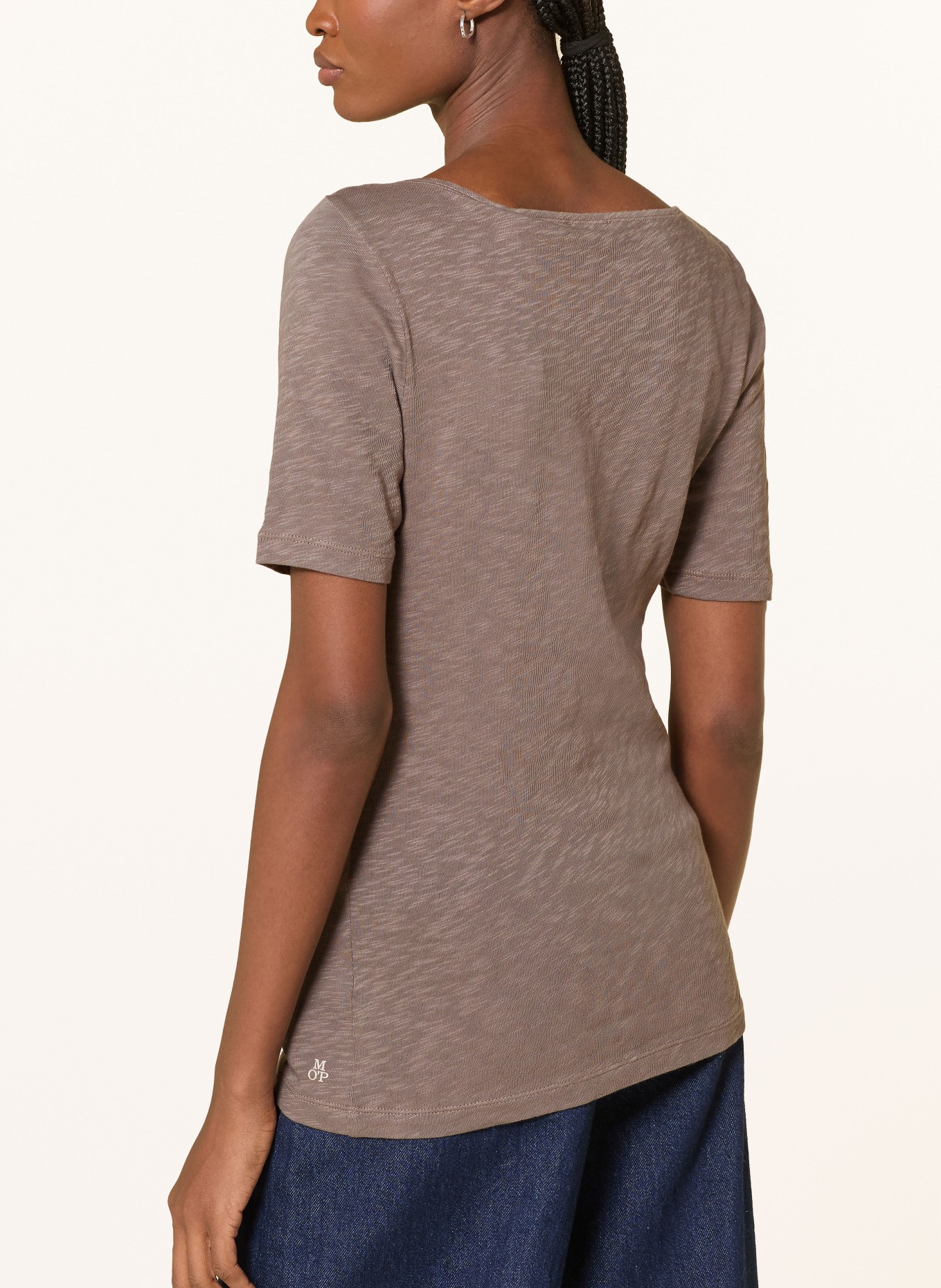 Marc O'Polo tričko: HNĚDÁ