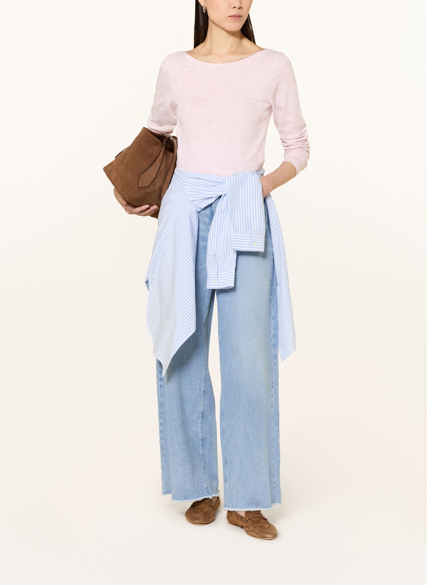 Marc O'Polo Dlouhé rukávy: SVĚTLE RŮŽOVÁ