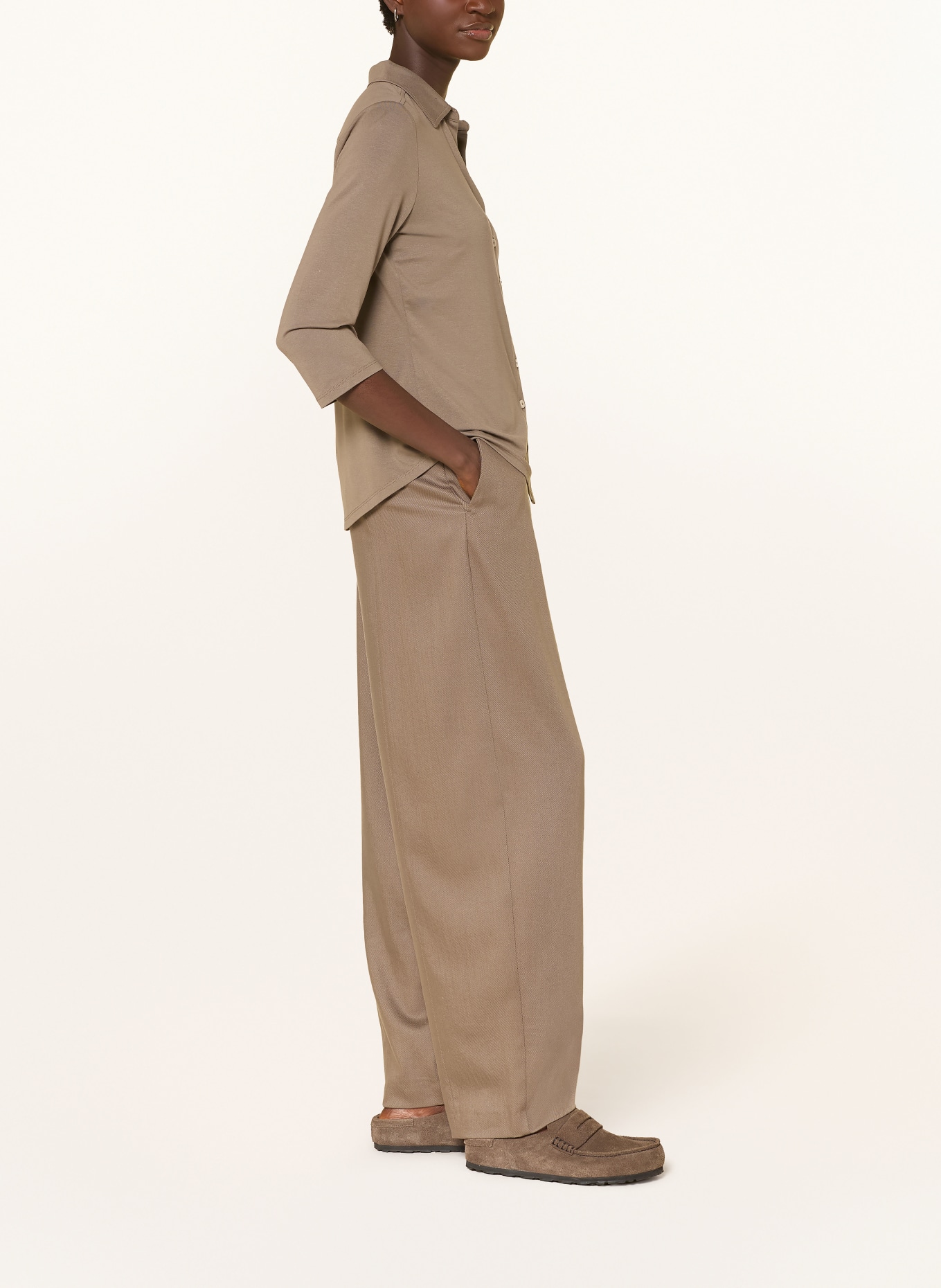 Marc O'Polo kalhoty Marlene: HNĚDÁ