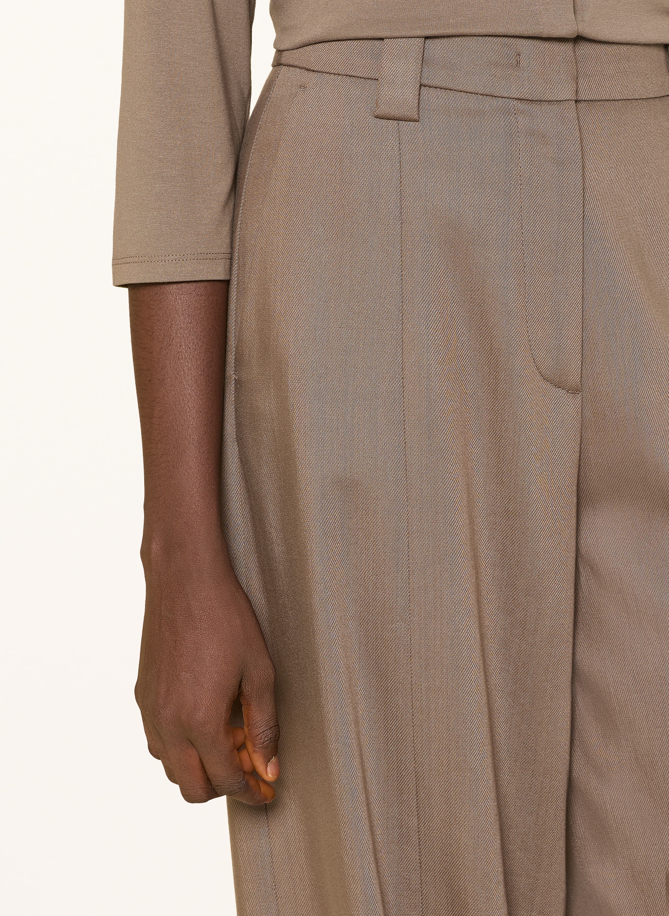 Marc O'Polo kalhoty Marlene: HNĚDÁ