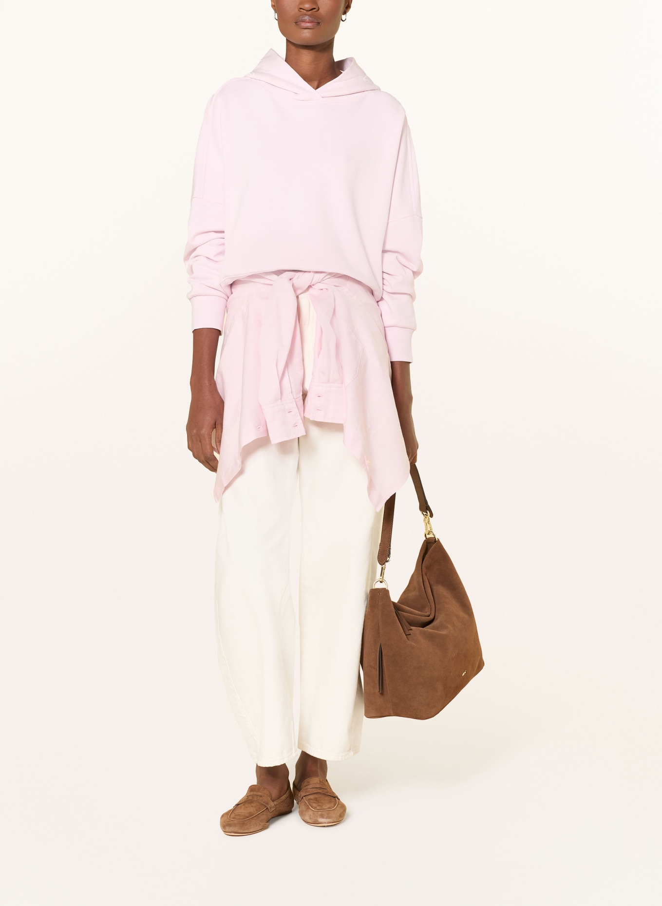 Marc O'Polo bluza z kapturem: JASNORÓŻOWY