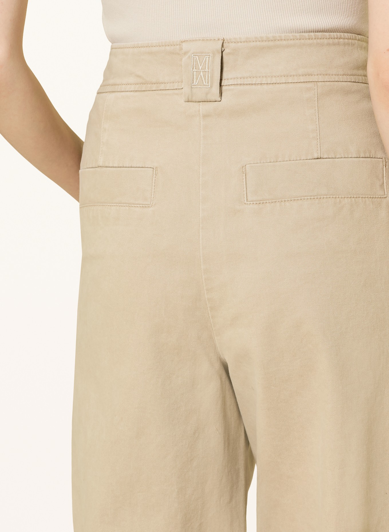 Marc O'Polo Kalhoty MINU BARREL: BÉŽOVÁ