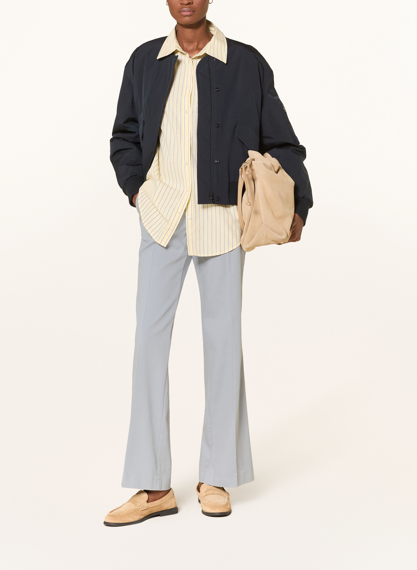 Marc O'Polo kalhoty Marlene: ŠEDÁ