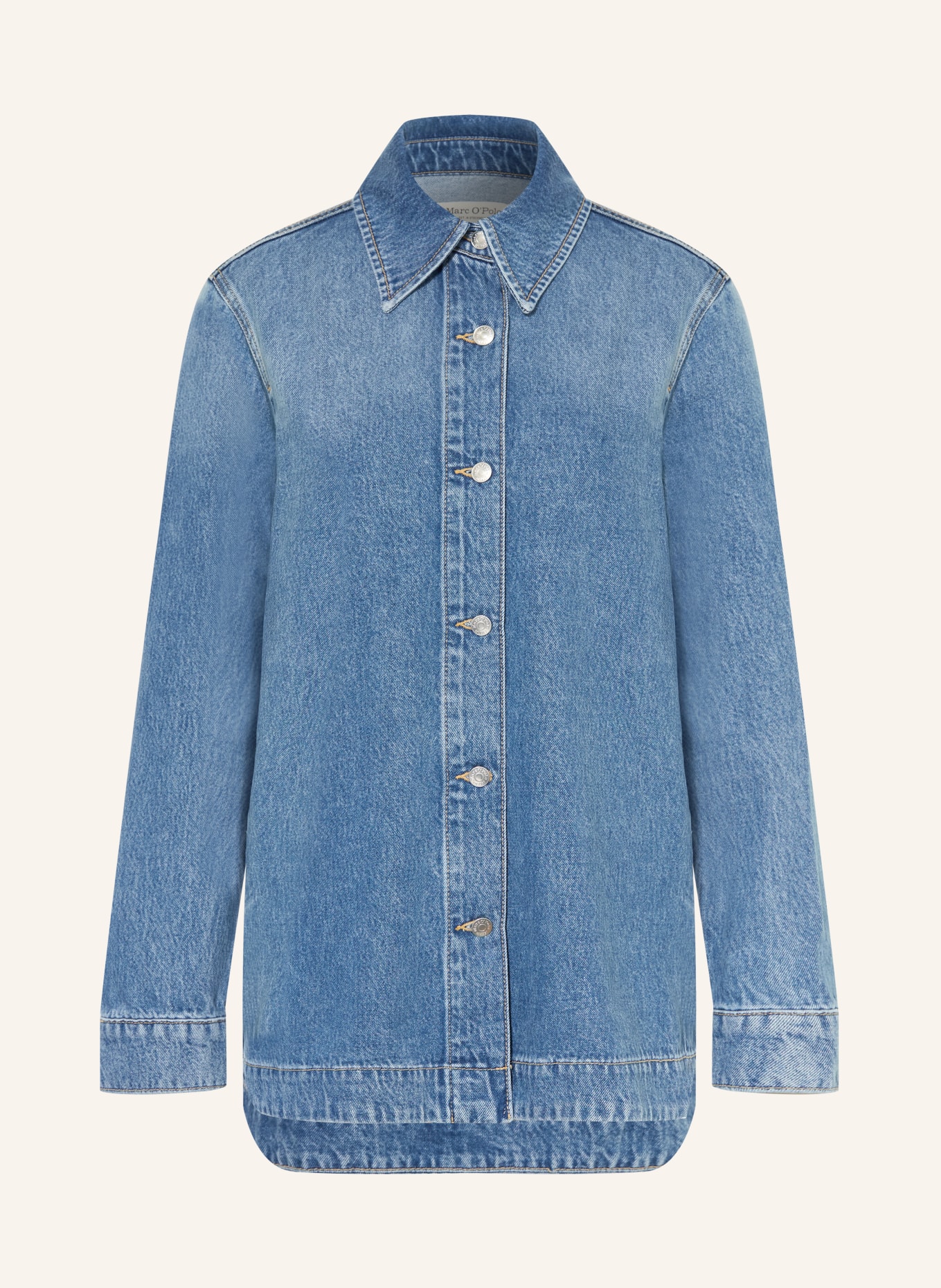 Marc O'Polo bluzka jeansowa: NIEBIESKI