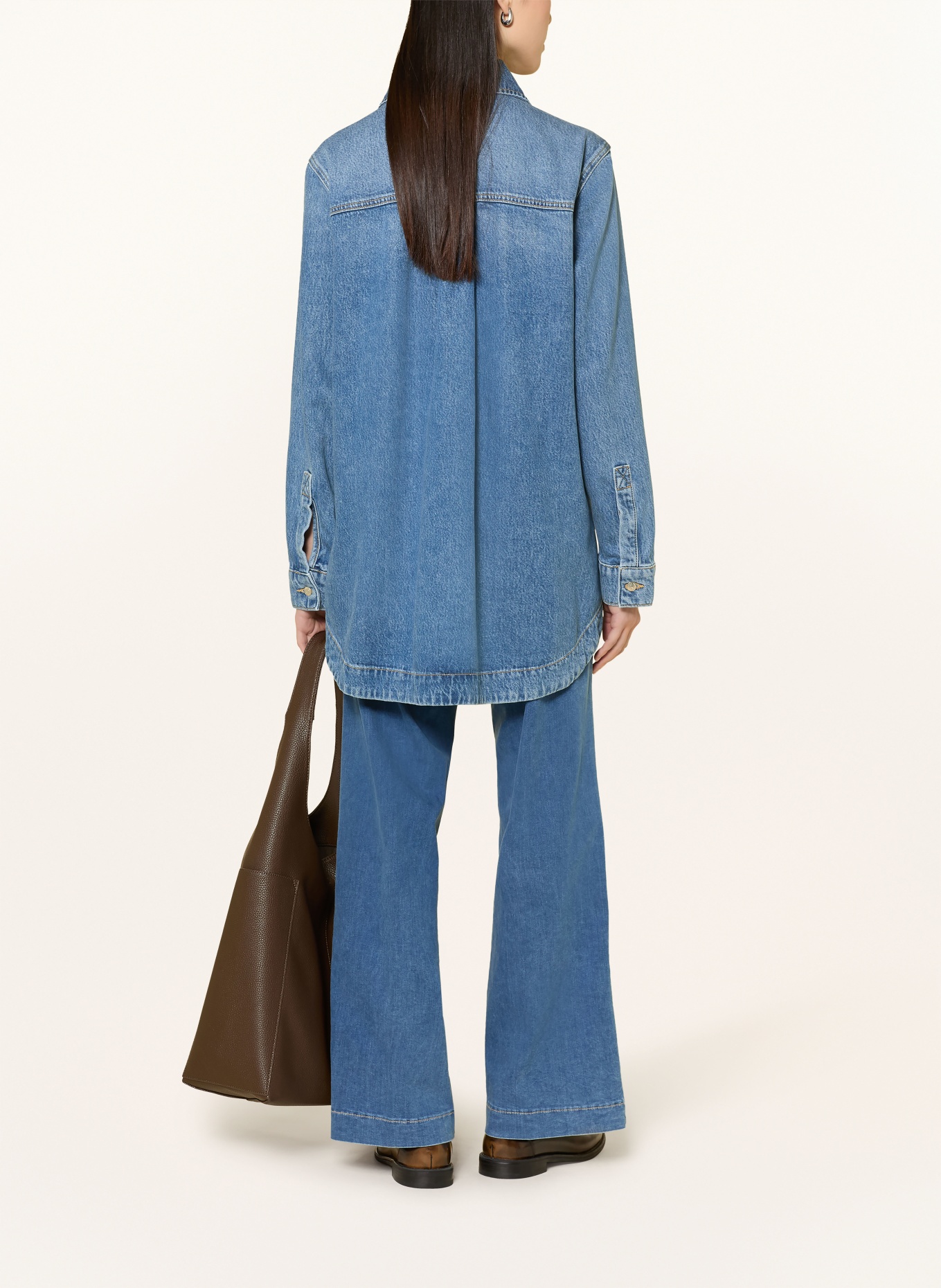 Marc O'Polo bluzka jeansowa: NIEBIESKI