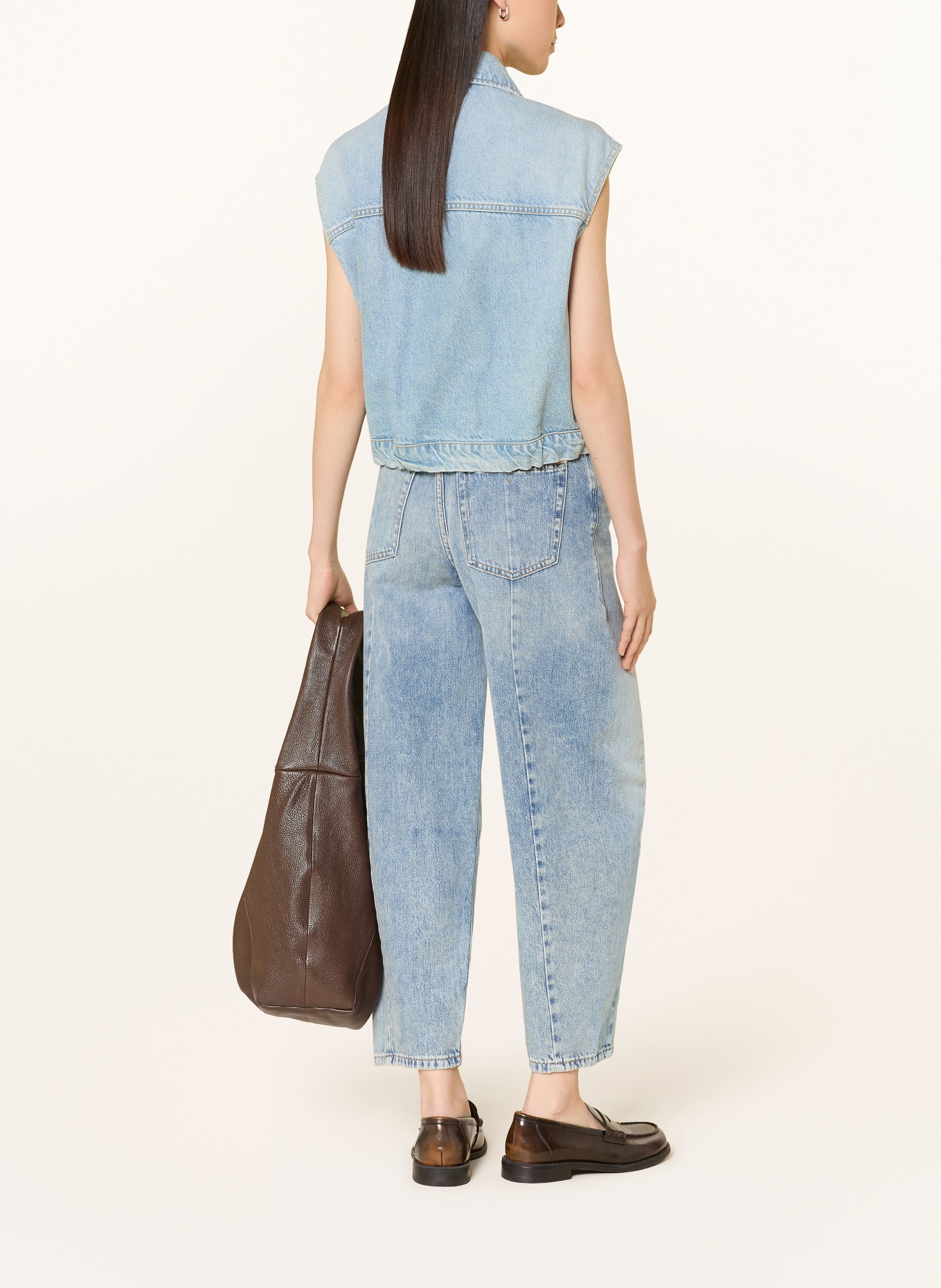 Marc O'Polo Zkrácené džíny: 013 Authentic light blue wash