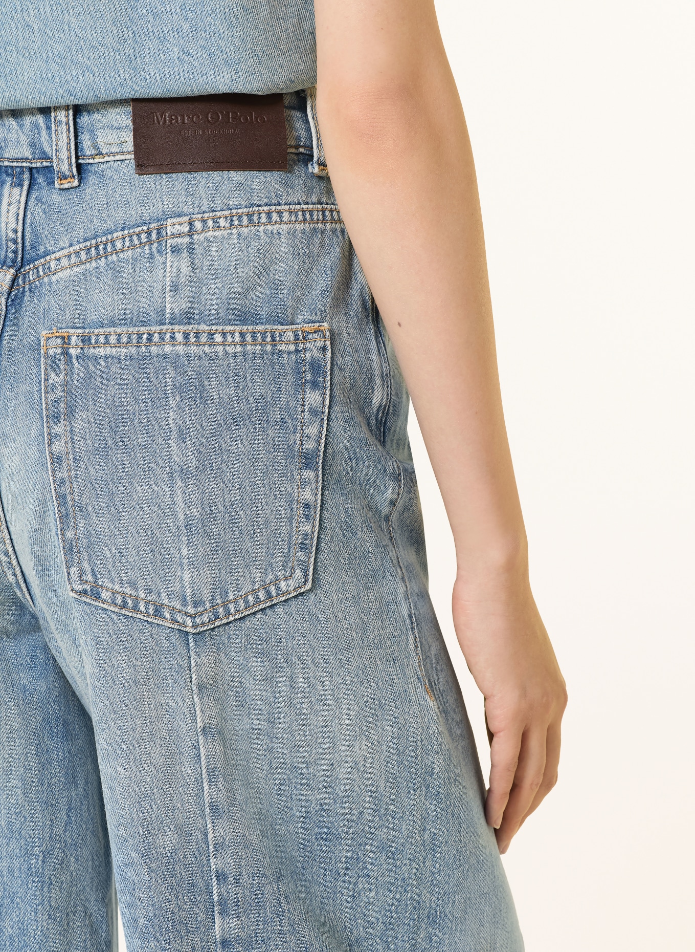 Marc O'Polo Zkrácené džíny: 013 Authentic light blue wash