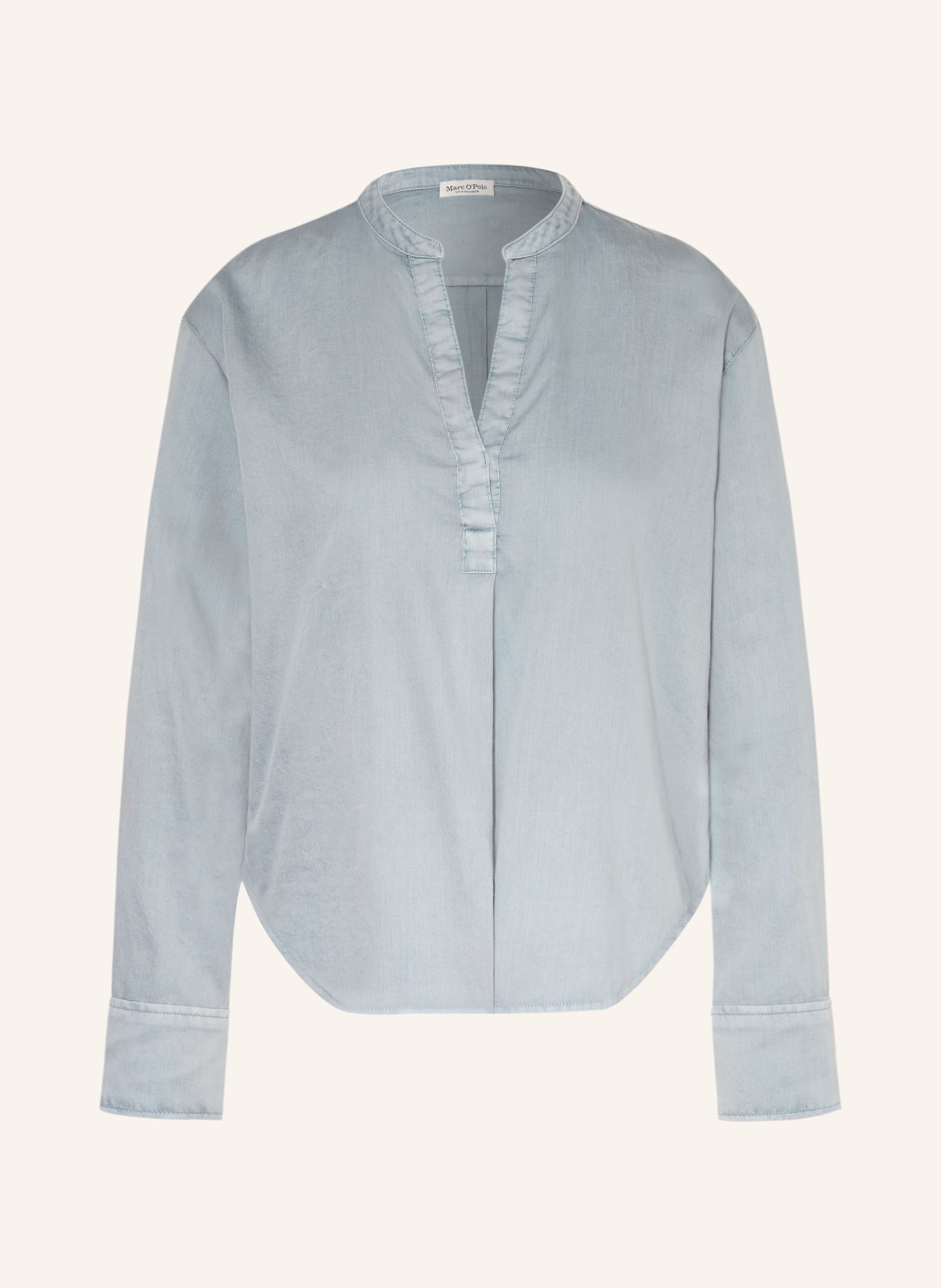 Marc O'Polo blouse shirt: BLUE GRAY