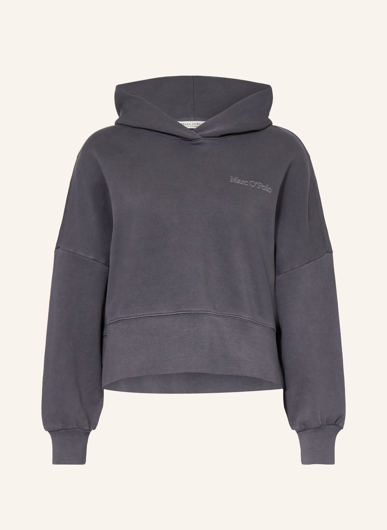 Marc O'Polo Oversized-Hoodie: DUNKELGRAU