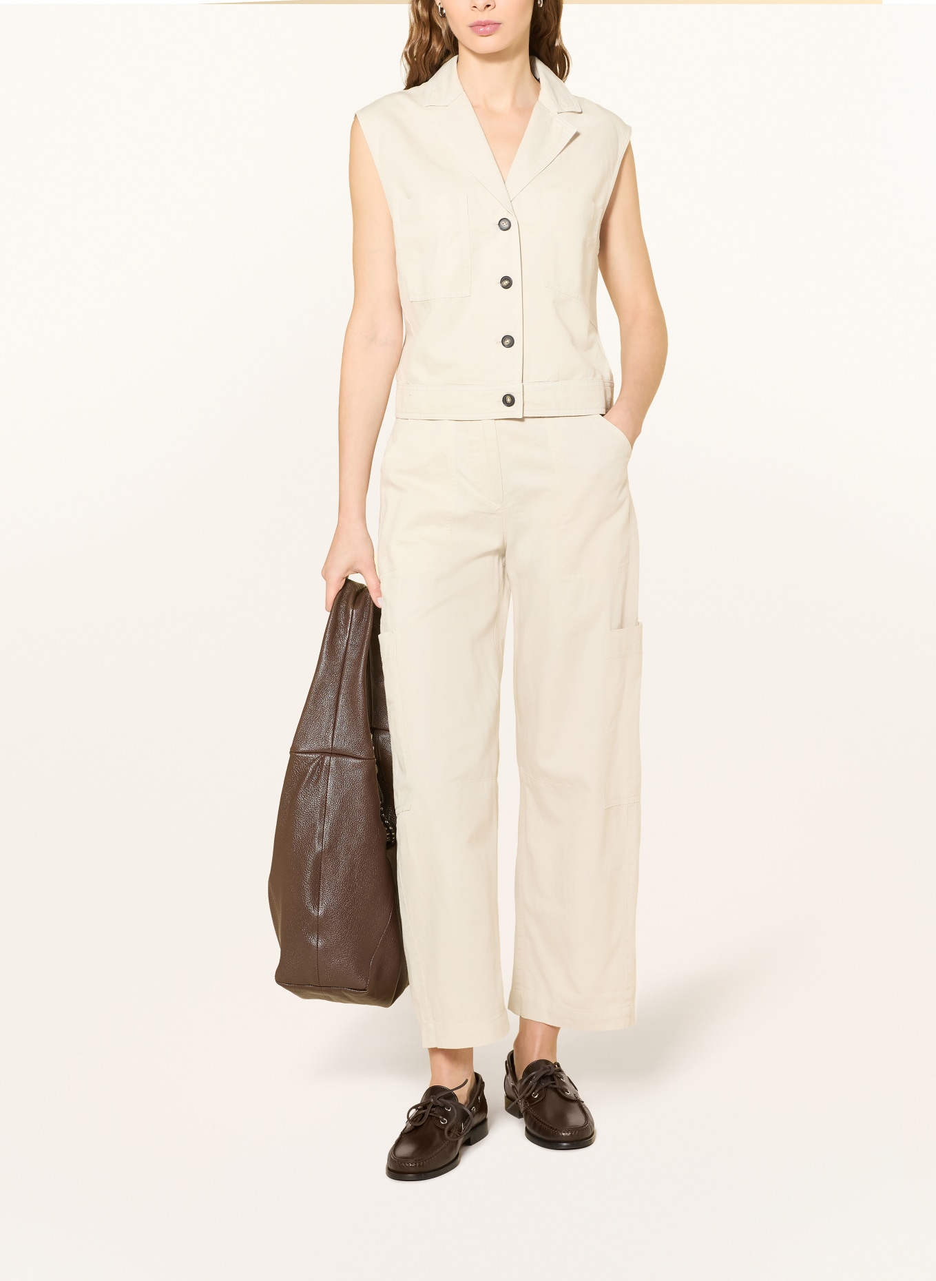Marc O'Polo blazer vest: BEIGE