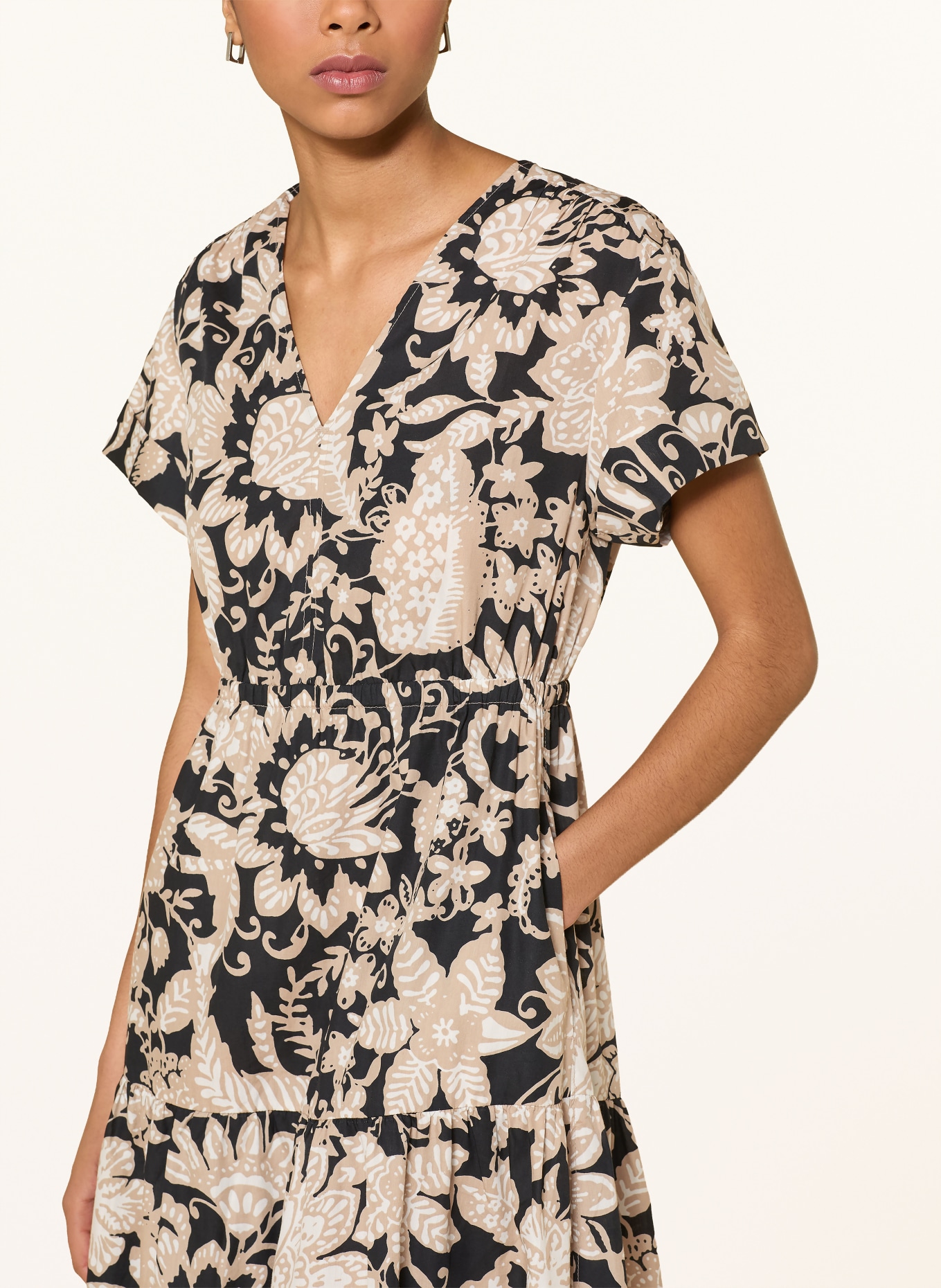 Marc O'Polo dress: BLACK / BEIGE / CREAM
