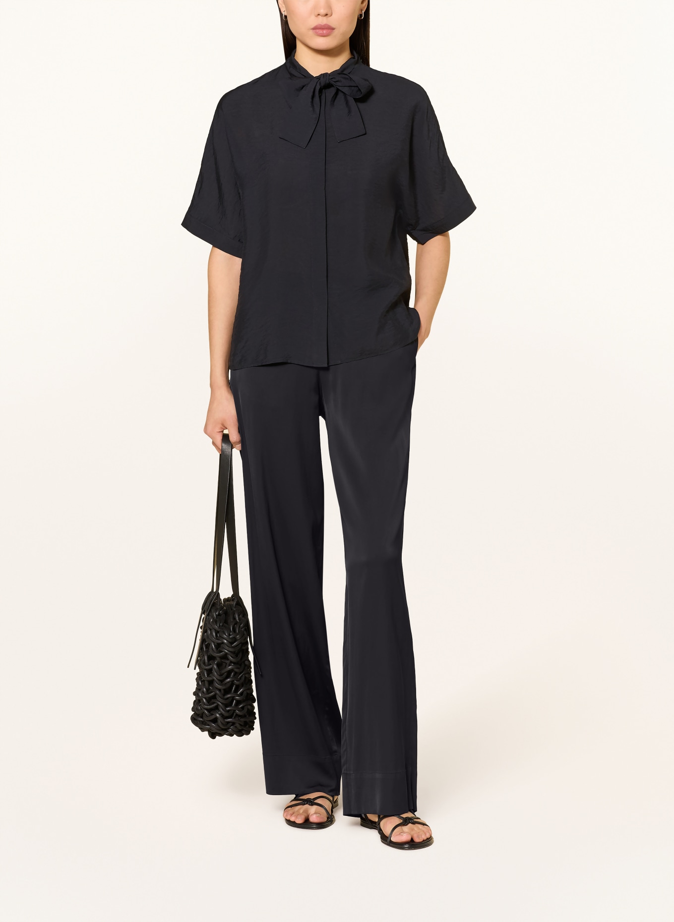 Marc O'Polo Schluppenbluse: DUNKELBLAU