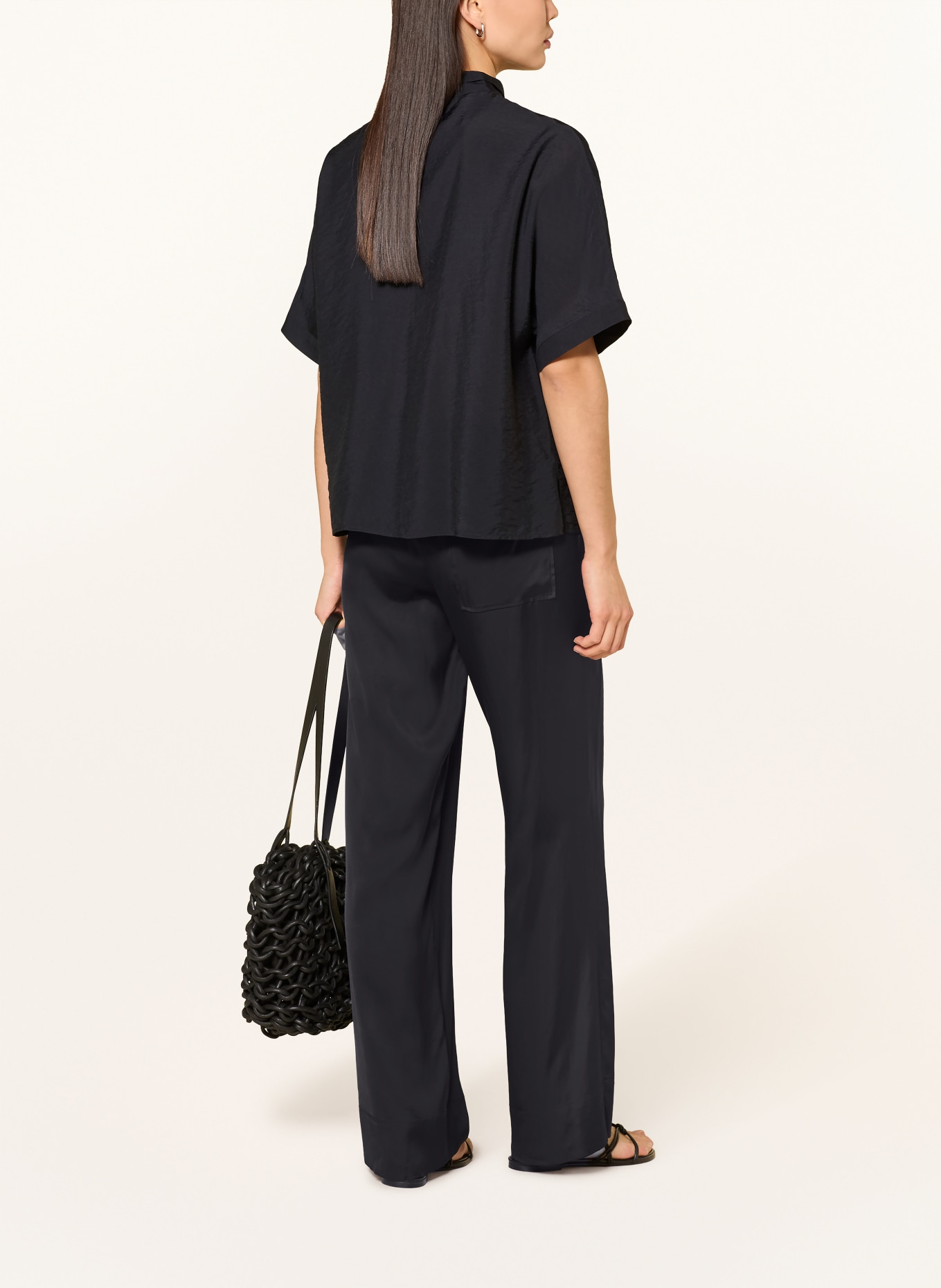 Marc O'Polo Schluppenbluse: DUNKELBLAU