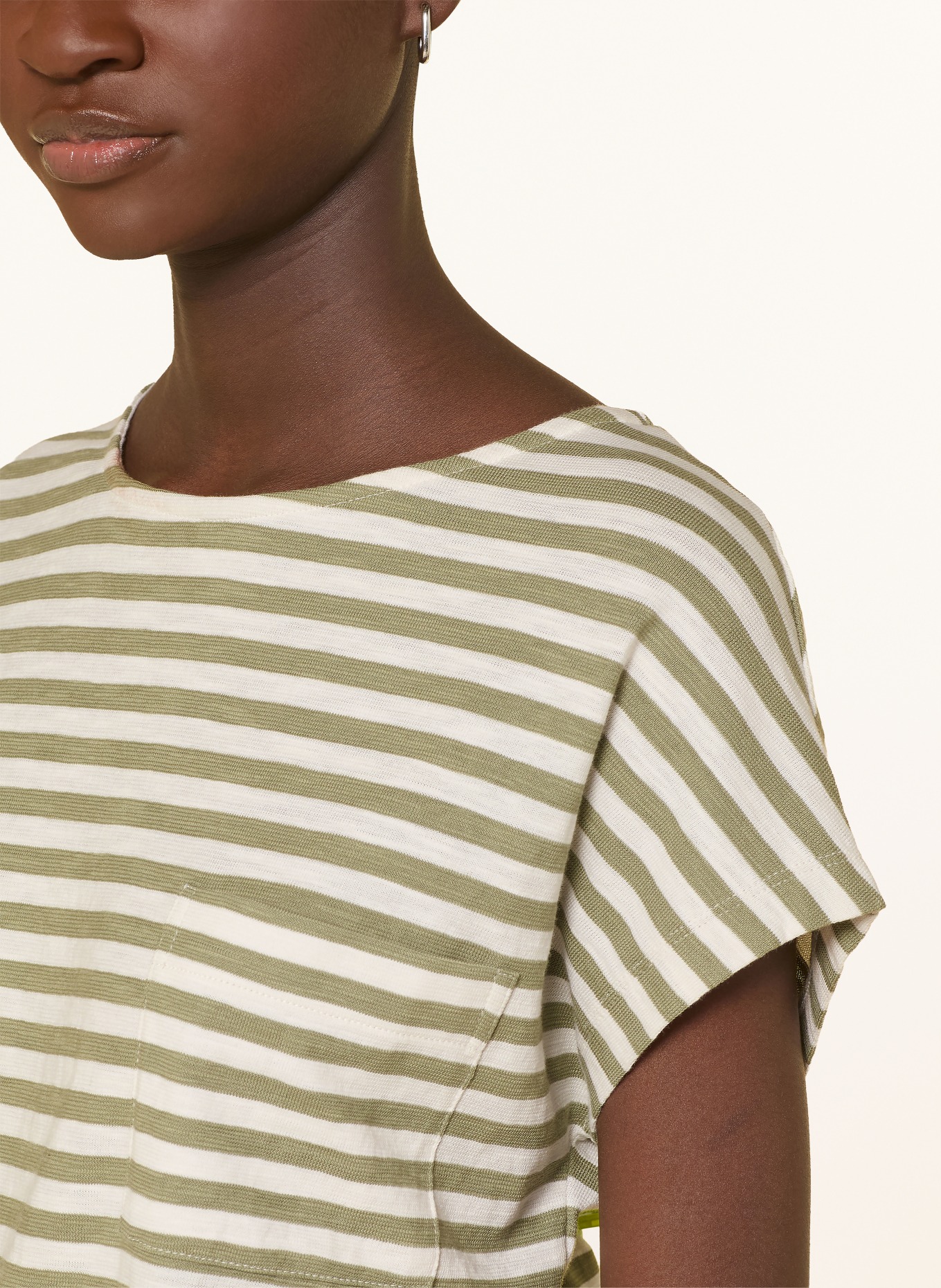 Marc O'Polo T-Shirt: HELLGRÜN / KHAKI