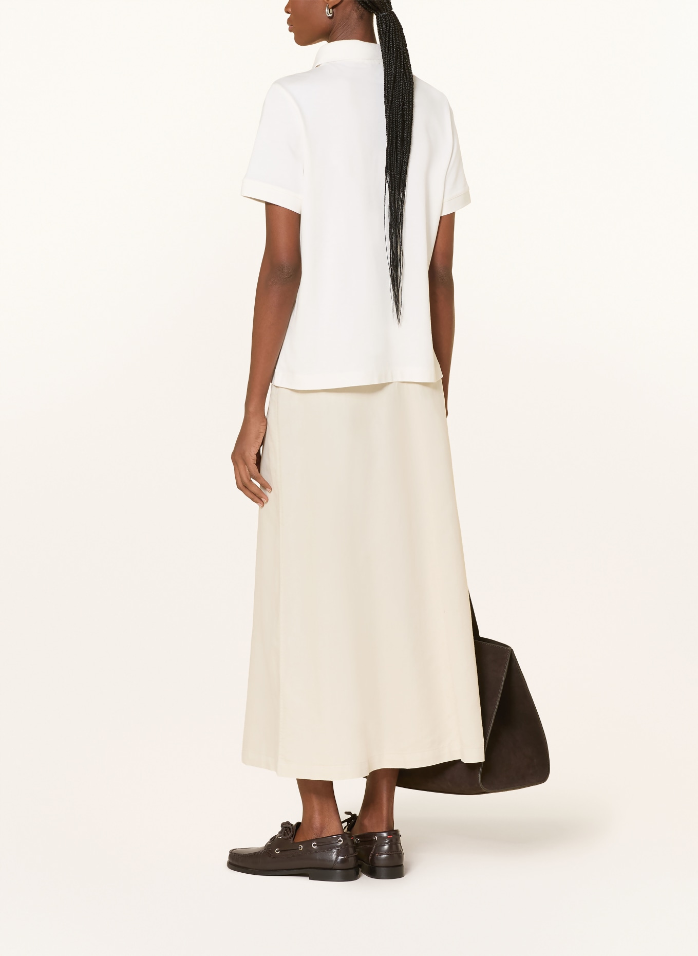 Marc O'Polo knitted polo shirt: WHITE