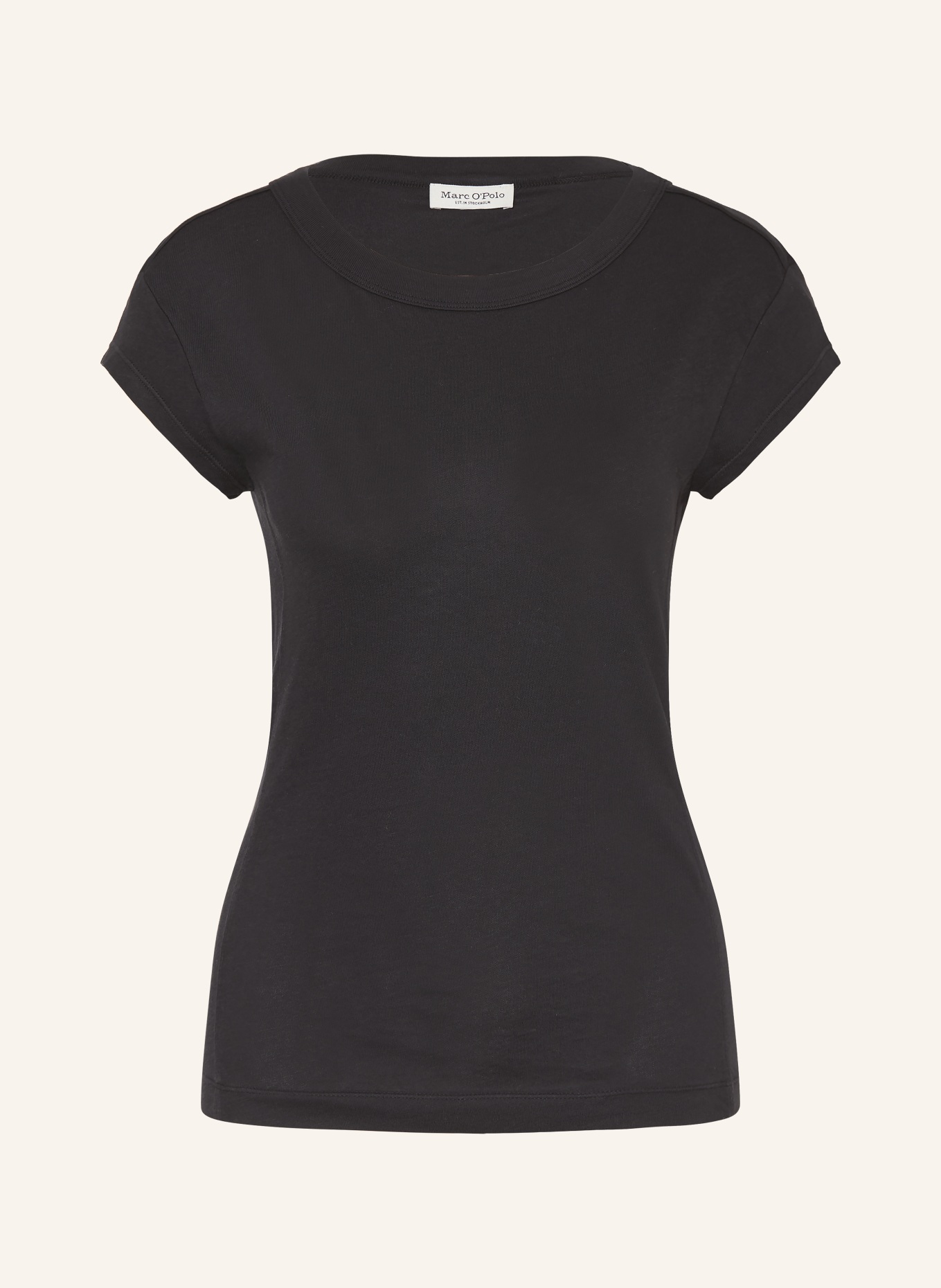 Marc O'Polo koszulka: CZARNY