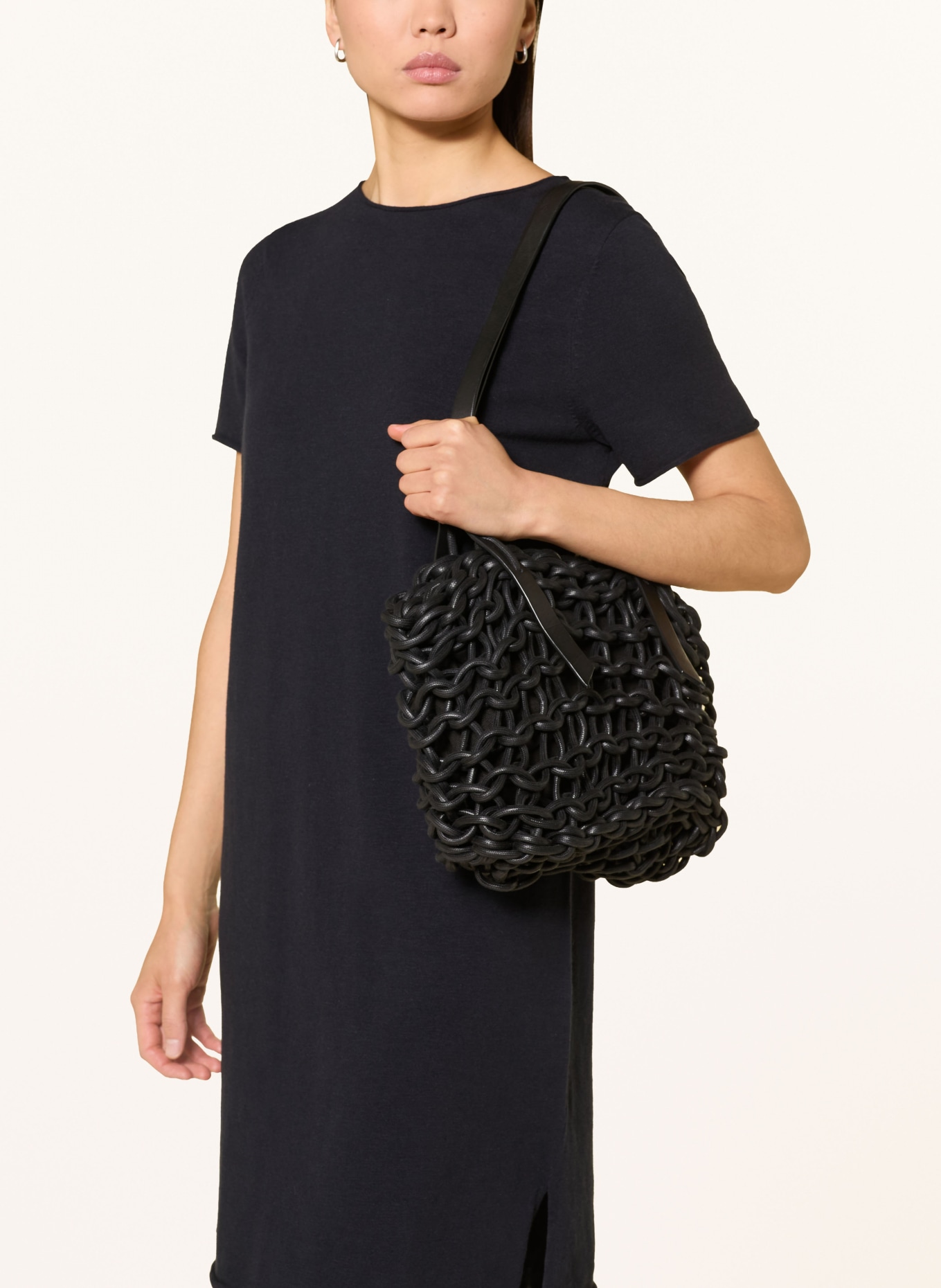 Marc O'Polo knit dress: BLACK