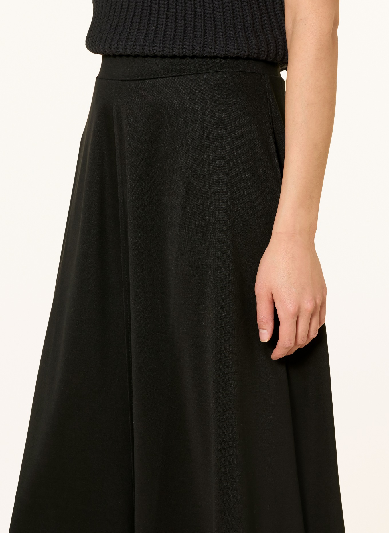 Marc O'Polo jersey skirt: BLACK