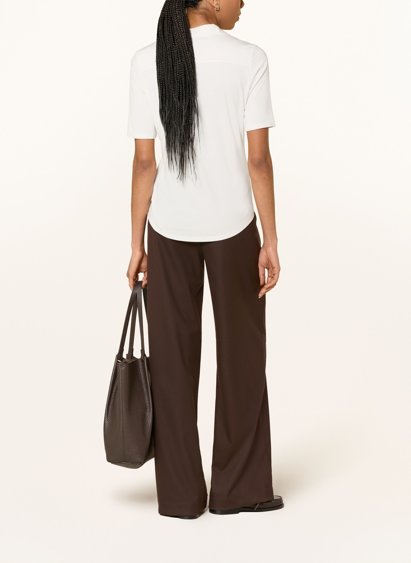 Marc O'Polo Jerseybluse: WEISS