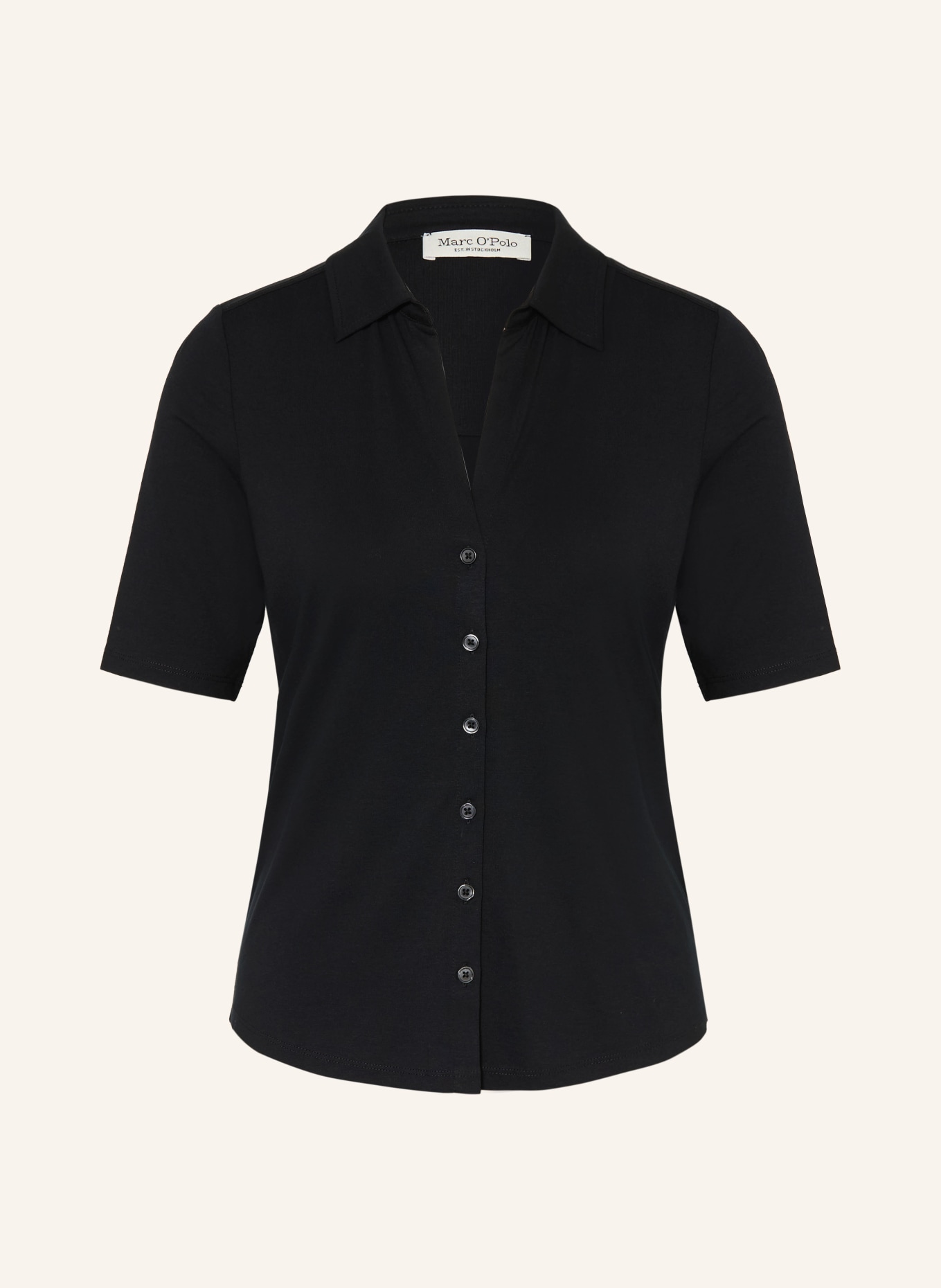 Marc O'Polo jerseyová blůza: ČERNÁ