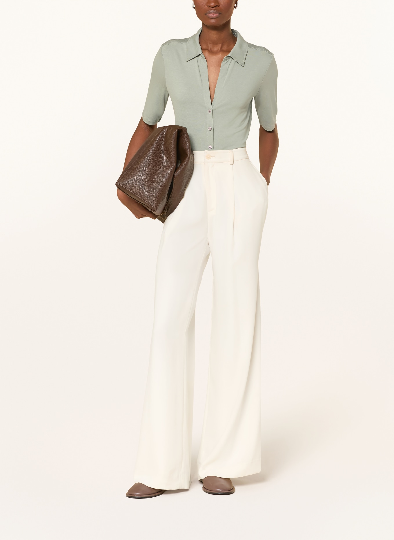 Marc O'Polo jerseyová blůza: SVĚTLE ZELENÁ