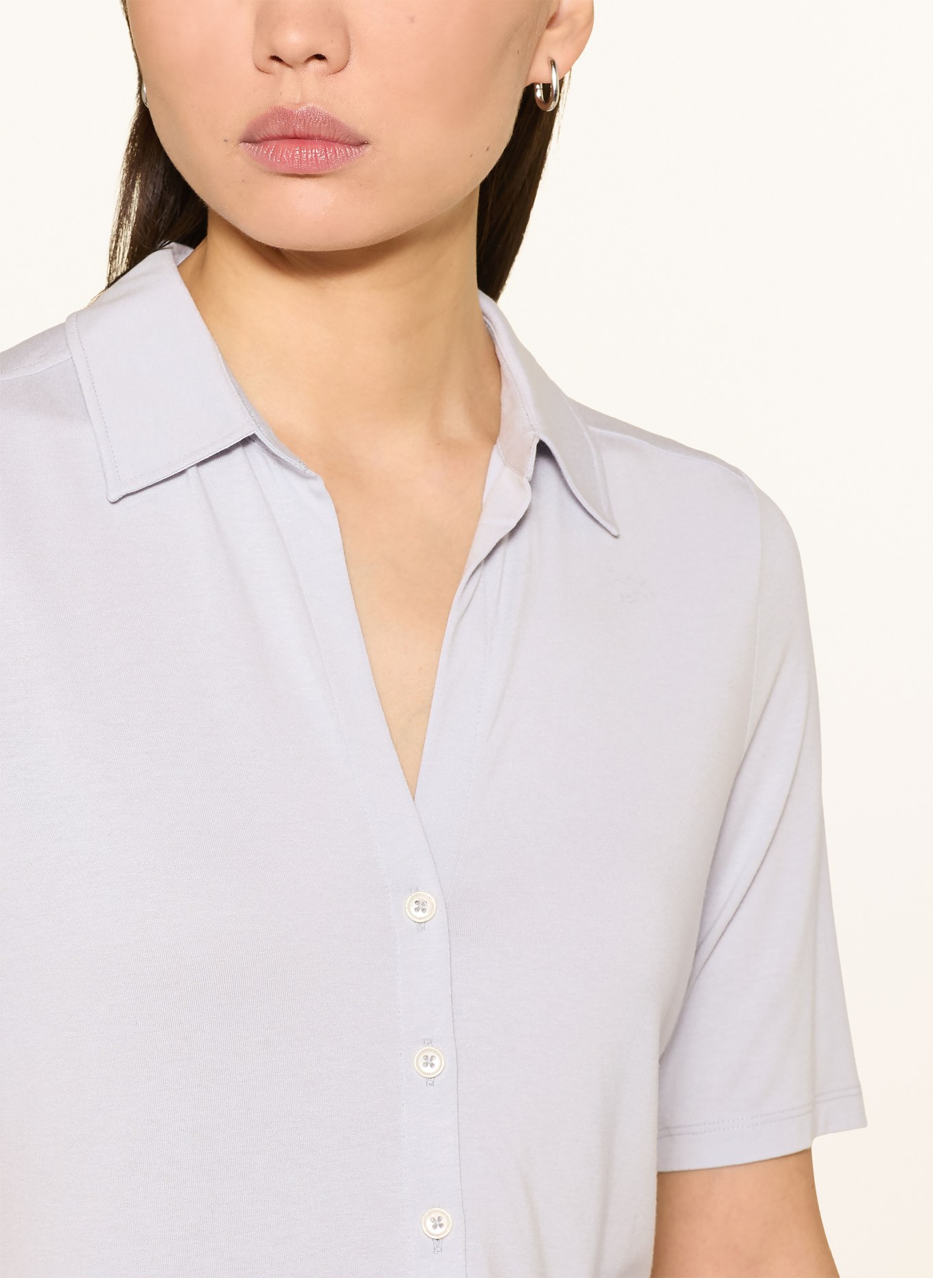 Marc O'Polo jerseyová blůza: TMAVĚ MODRÁ