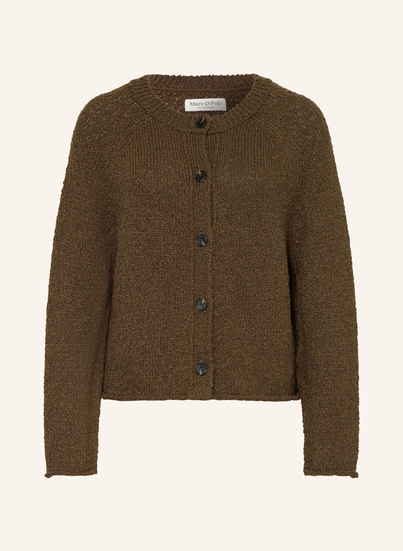 Marc O'Polo cardigan: DARK BROWN
