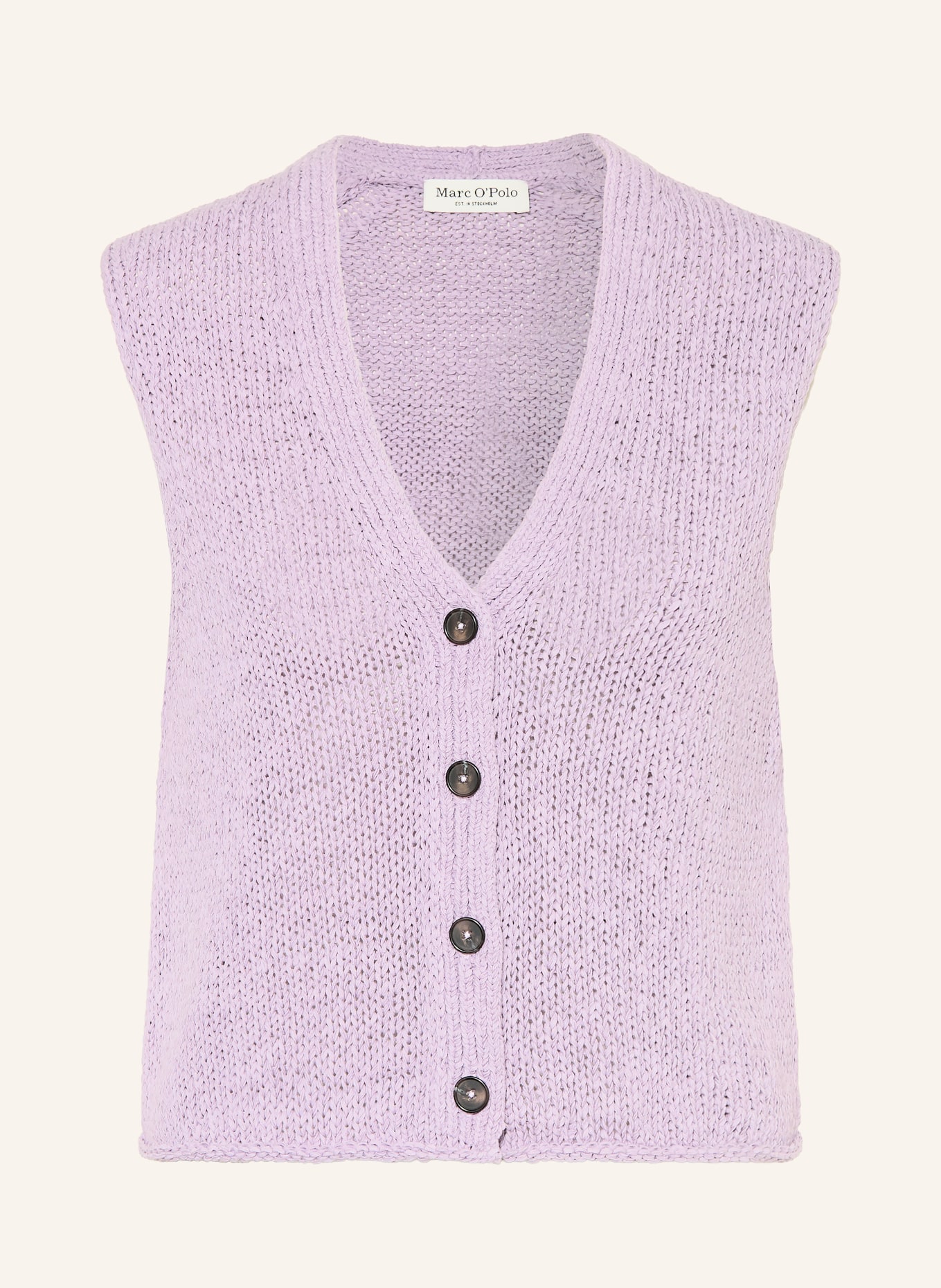 Marc O'Polo knitted vest: LIGHT PURPLE