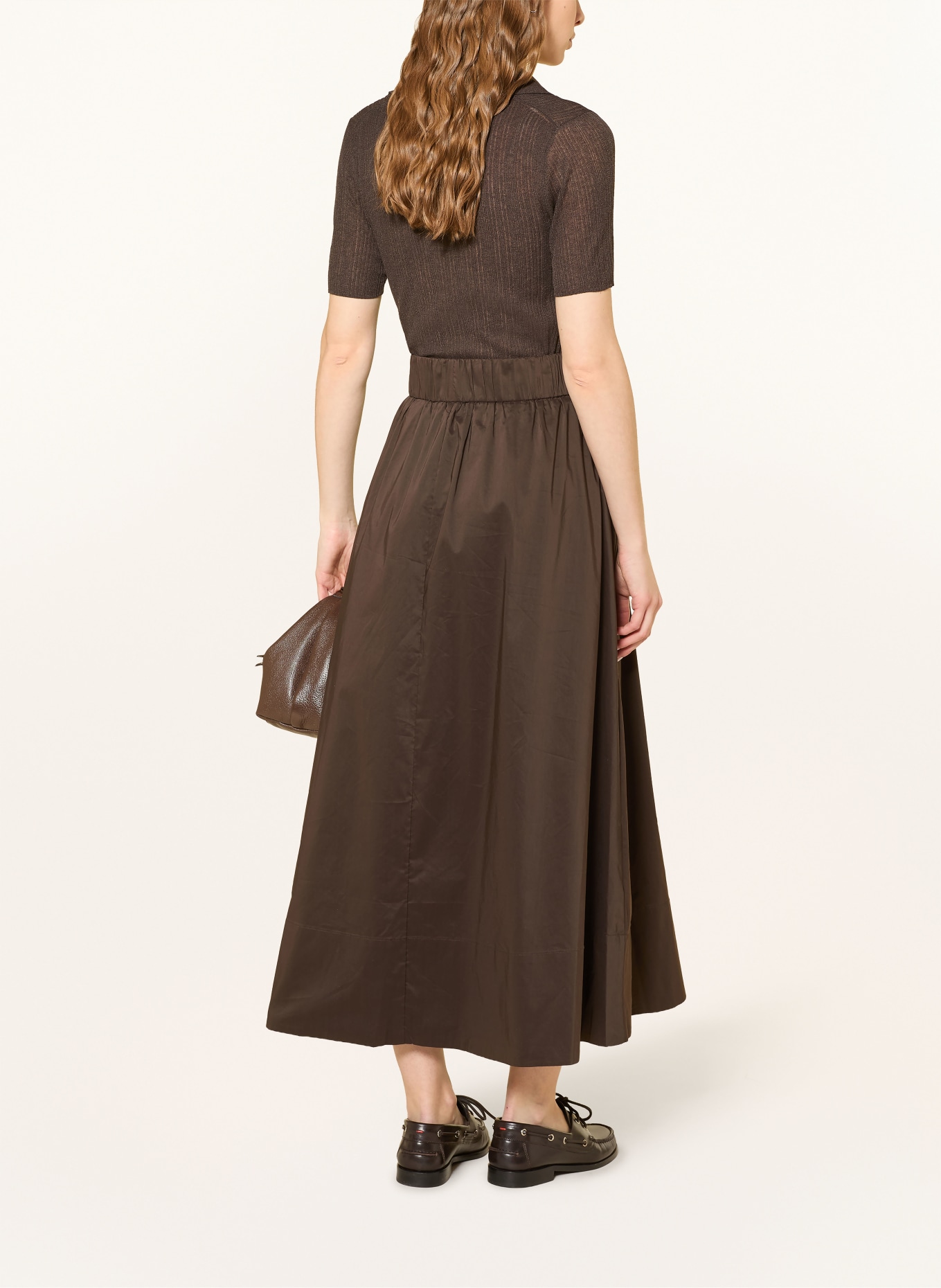 Marc O'Polo Strick-Poloshirt: DUNKELBRAUN