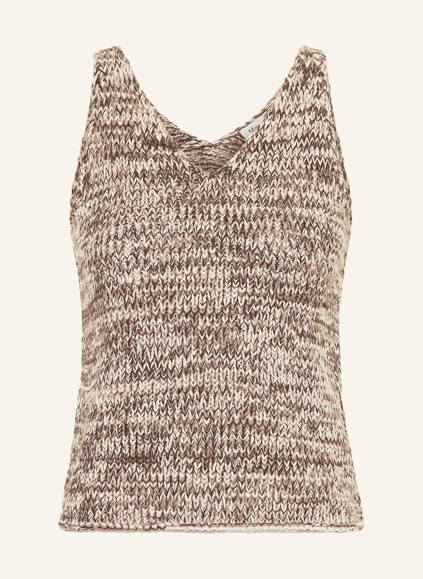 Marc O'Polo Stricktop: DUNKELGRAU / CREME / TAUPE