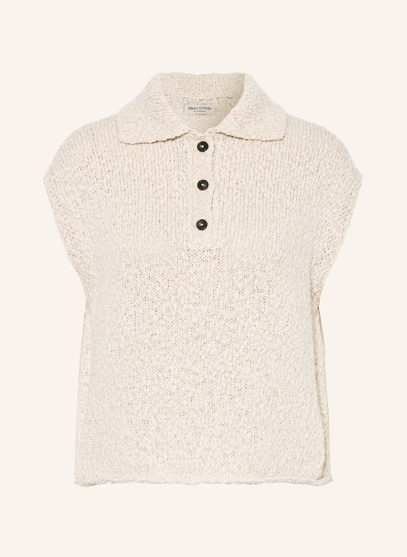 Marc O'Polo sweter bez rękawów: ECRU