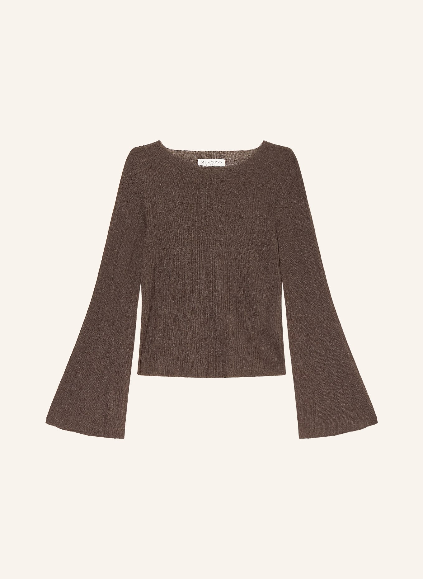 Marc O'Polo sweter: CIEMNOBRĄZOWY