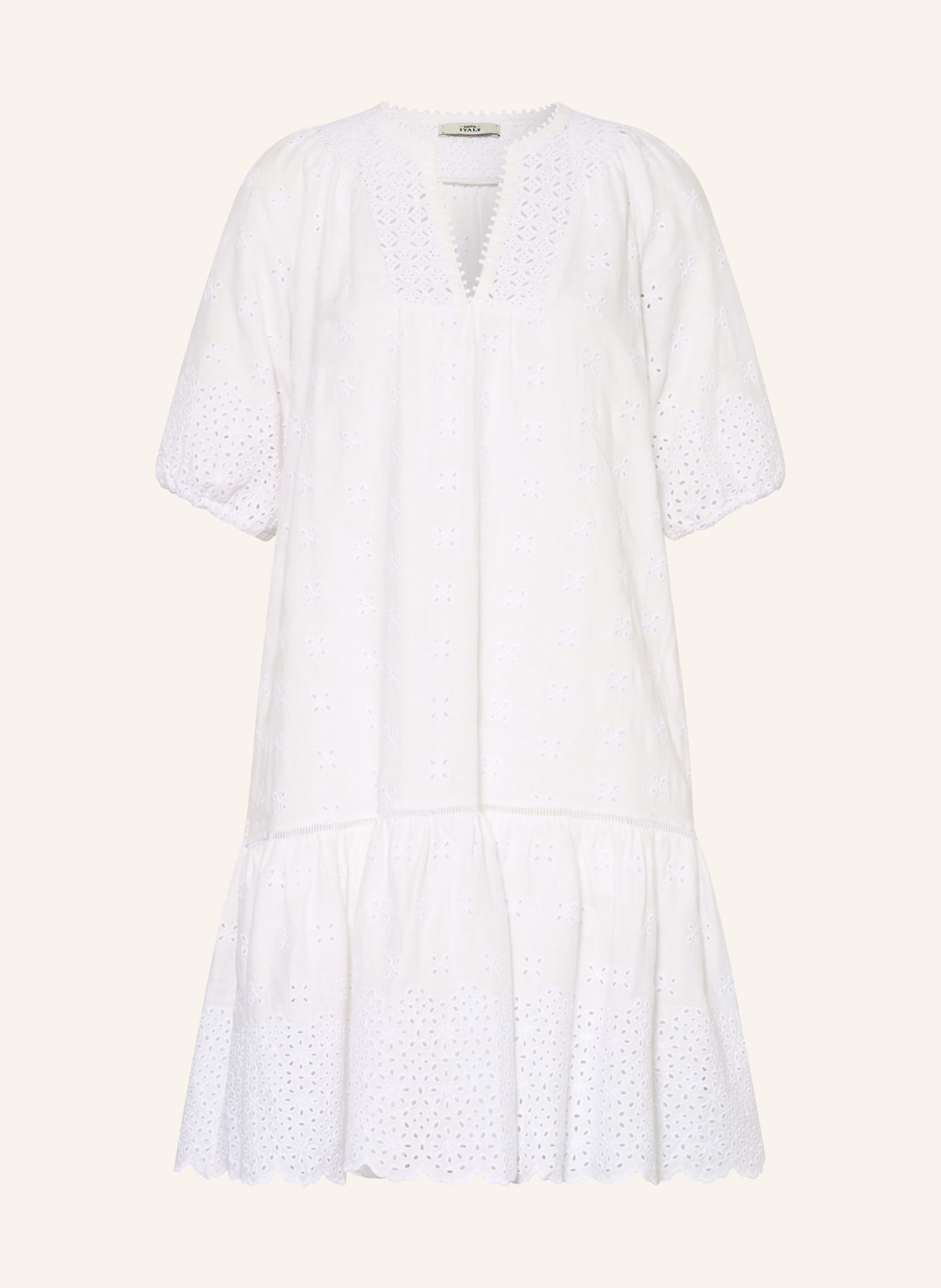 0039 ITALY Kleid MAYBELIN aus Lochspitze: WEISS