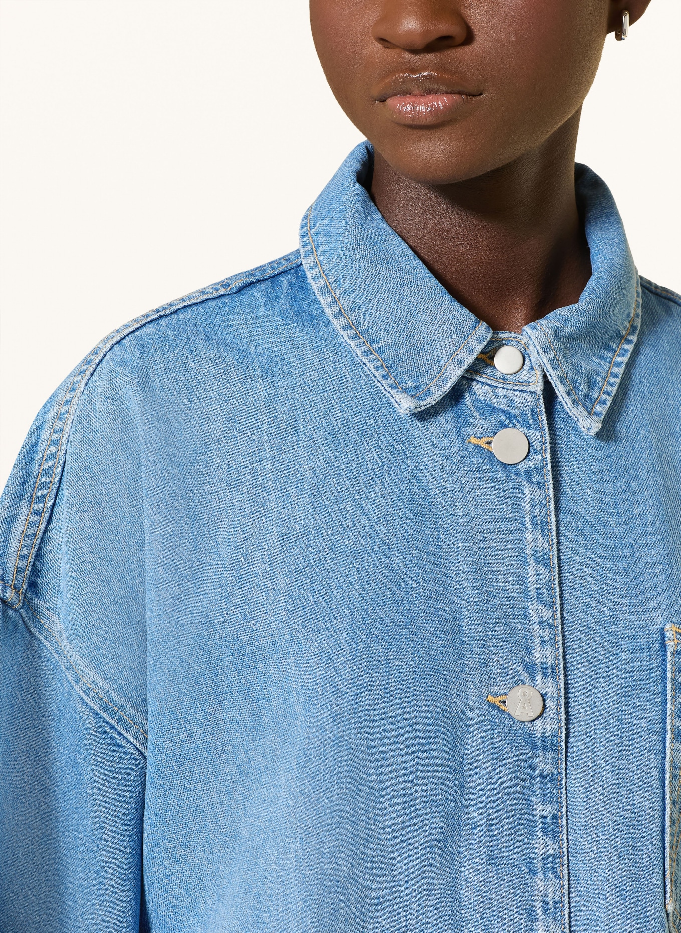 ARMEDANGELS Jeans-overshirt: BLAUW