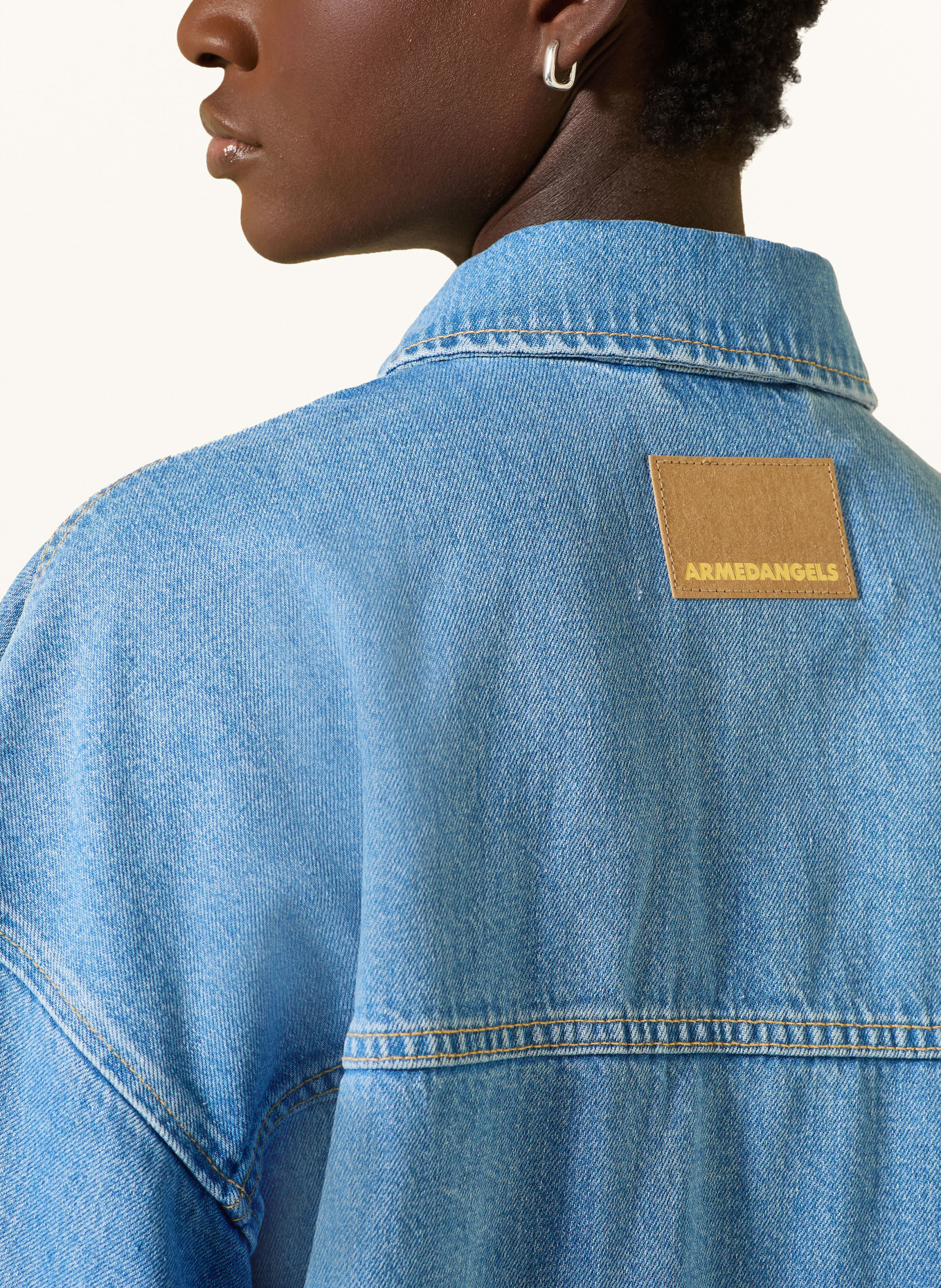 ARMEDANGELS Jeans-overshirt: BLAUW