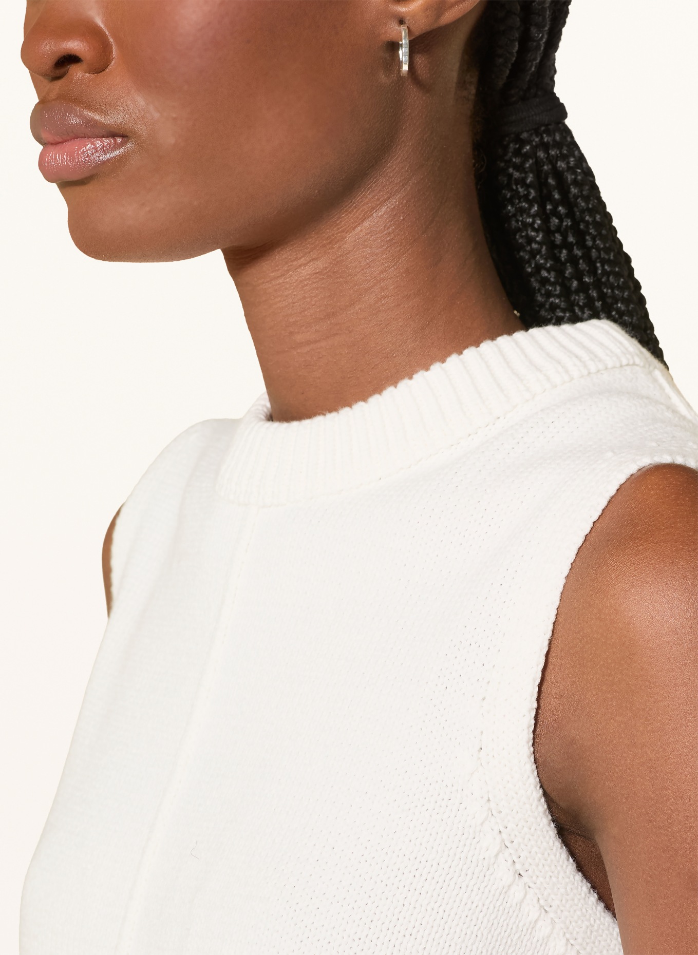 Barbour knit top: WHITE