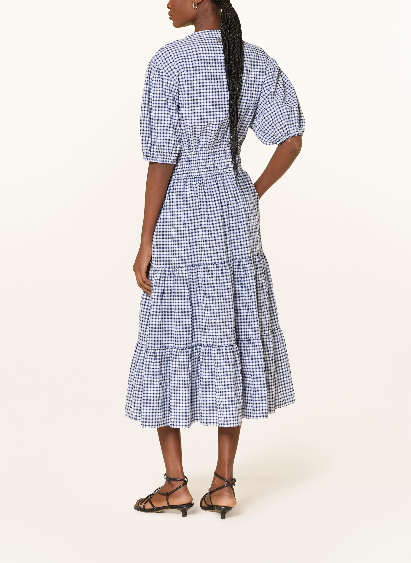 Barbour Rochie: ALBASTRU ÎNCHIS / ALB