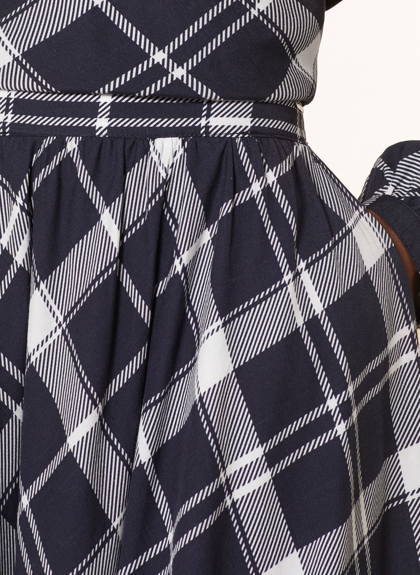 Barbour Skirt ALIN: DARK BLUE / WHITE
