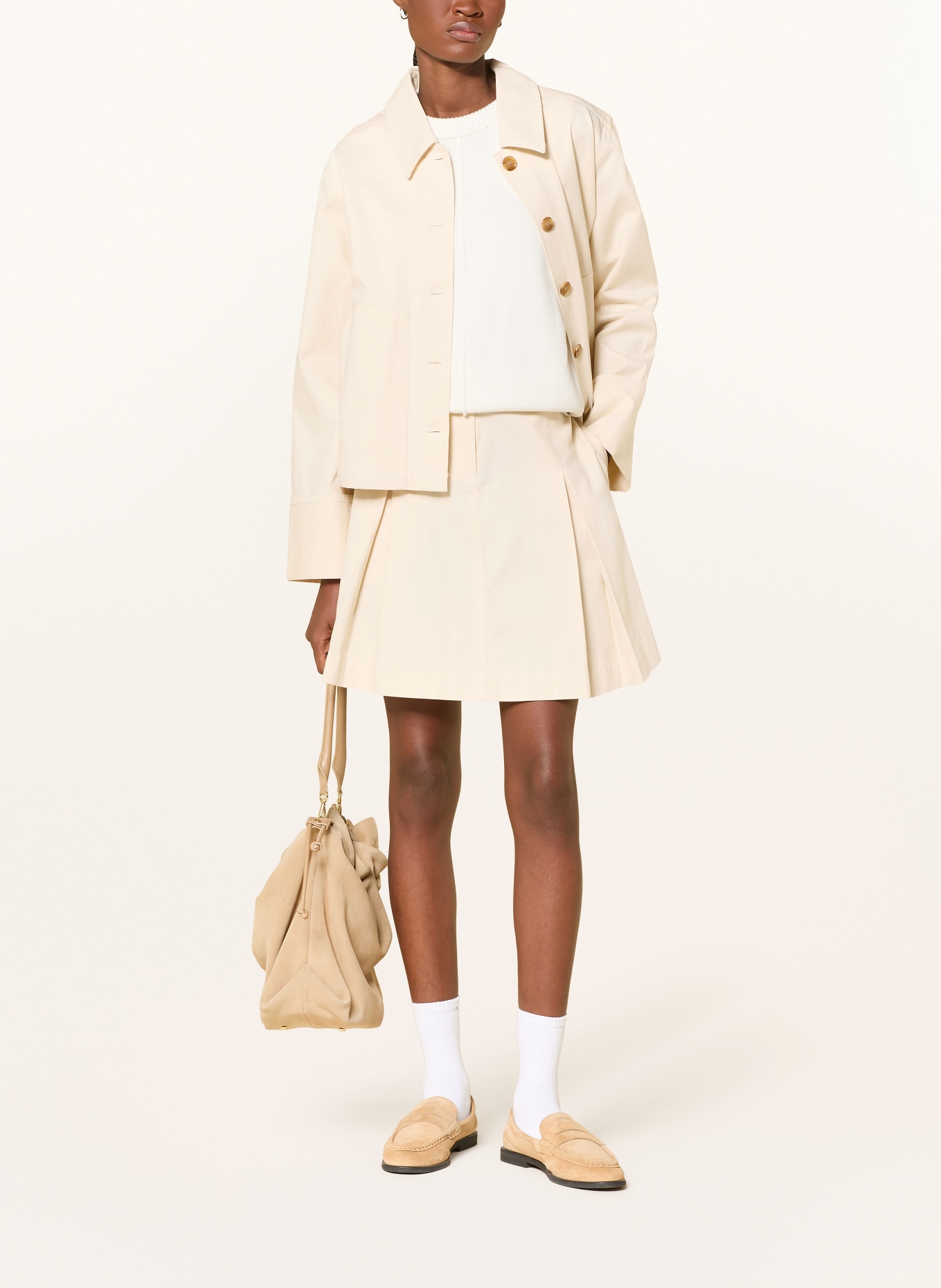 Barbour Skirt AYLESBY: ECRU