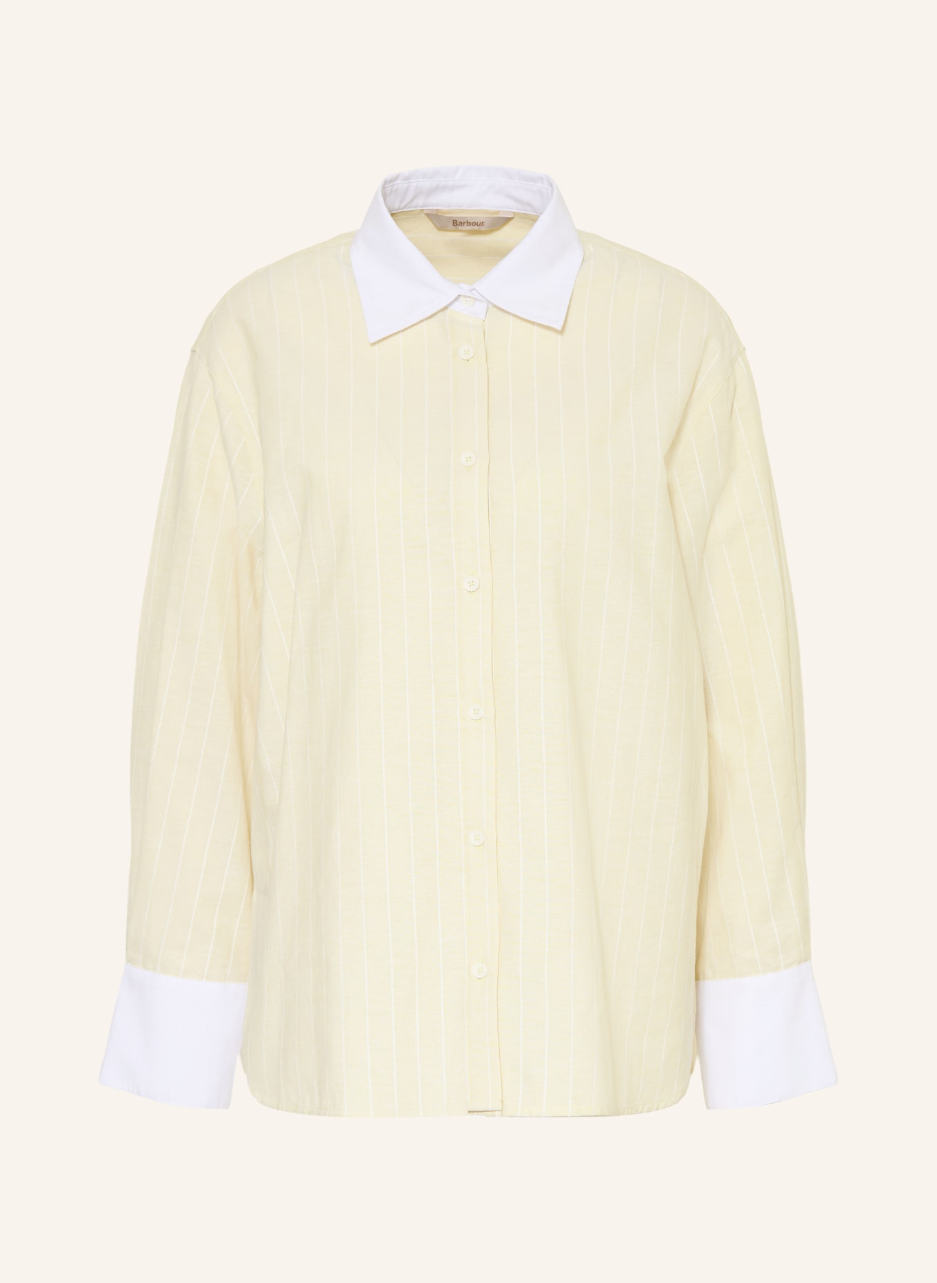 Barbour Skjortblus: LJUSGRÖN / VIT