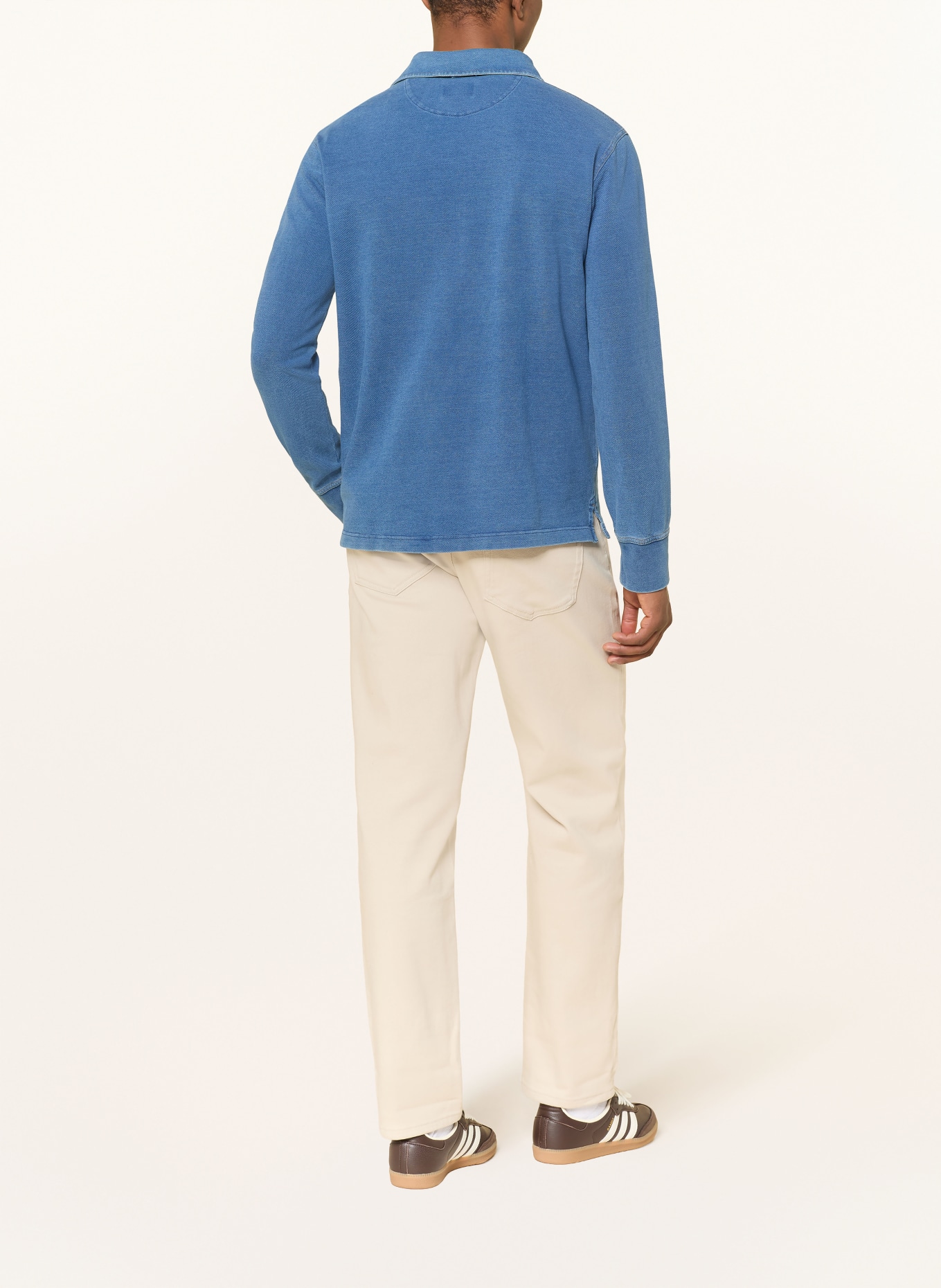 GANT Piqué-Poloshirt: BLAUGRAU
