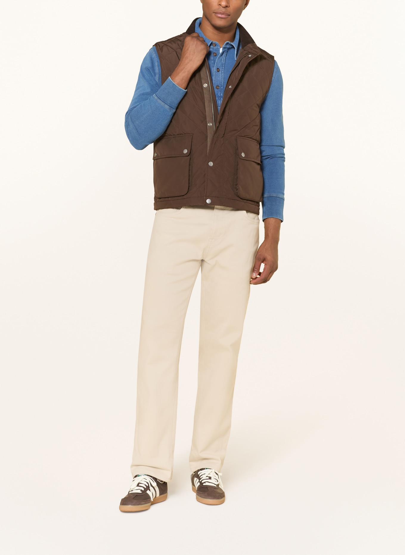 GANT Piqué-Poloshirt: BLAUGRAU