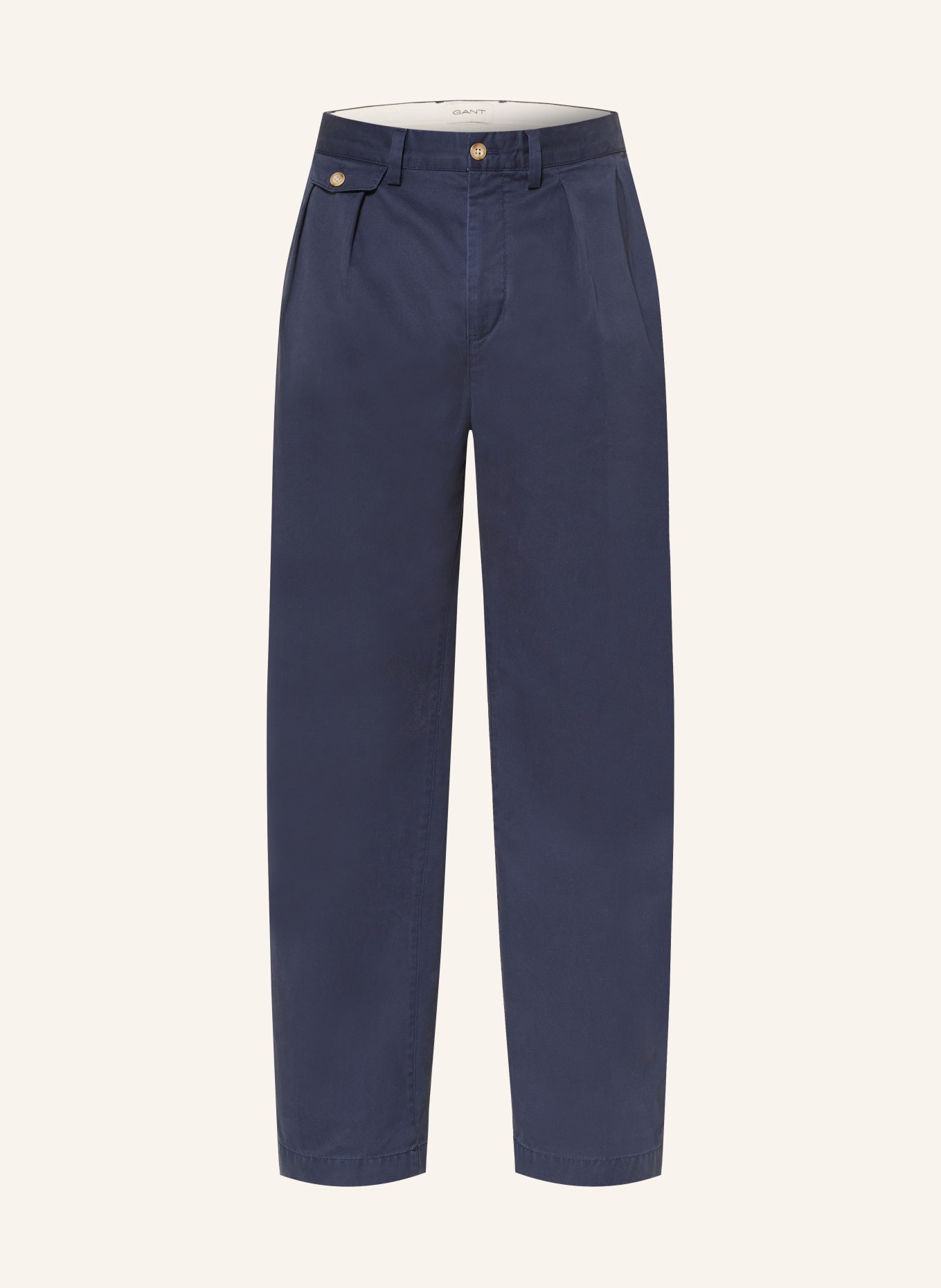 GANT Chino Relaxed Fit: TMAVĚ MODRÁ
