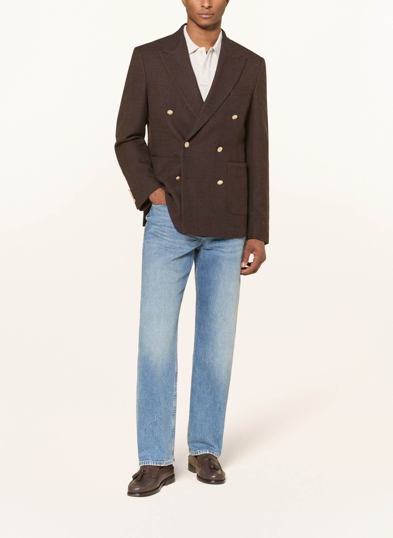 GANT Marynarka Regular Fit: CIEMNOBRĄZOWY