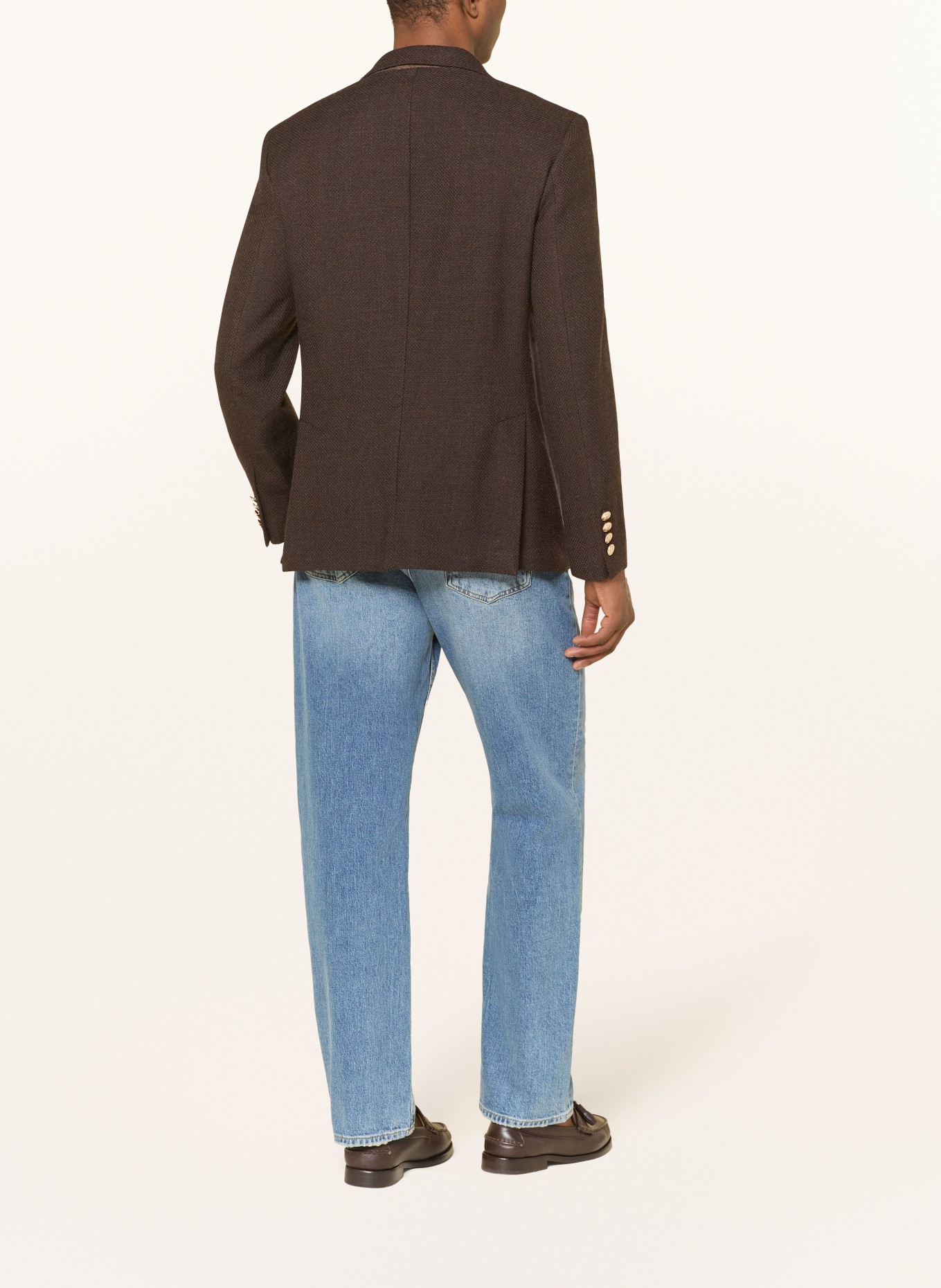 GANT Marynarka Regular Fit: CIEMNOBRĄZOWY