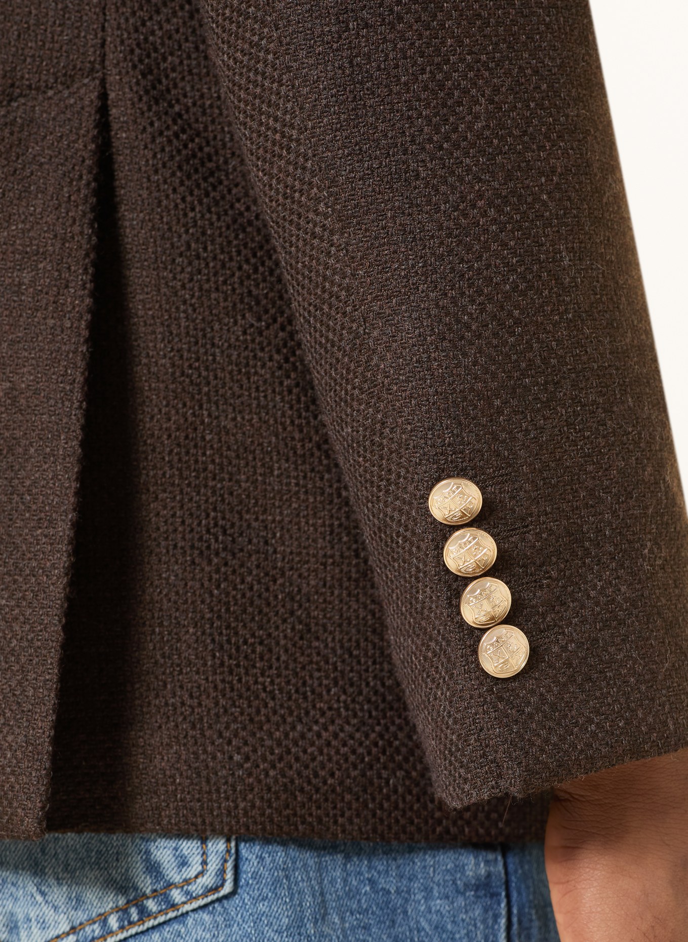 GANT Marynarka Regular Fit: CIEMNOBRĄZOWY